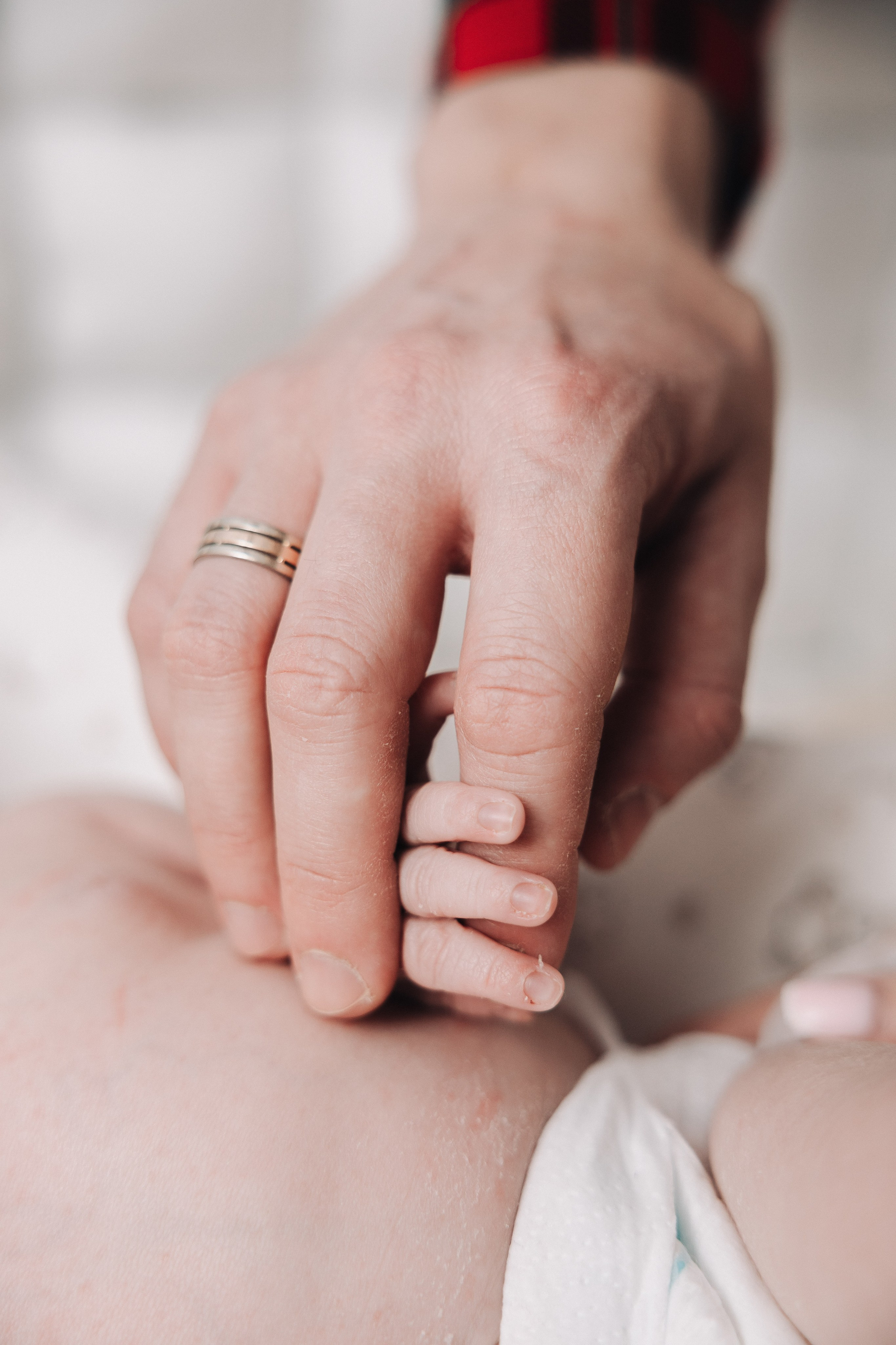 Семья с младенцем. Фотограф Александр Герасимов