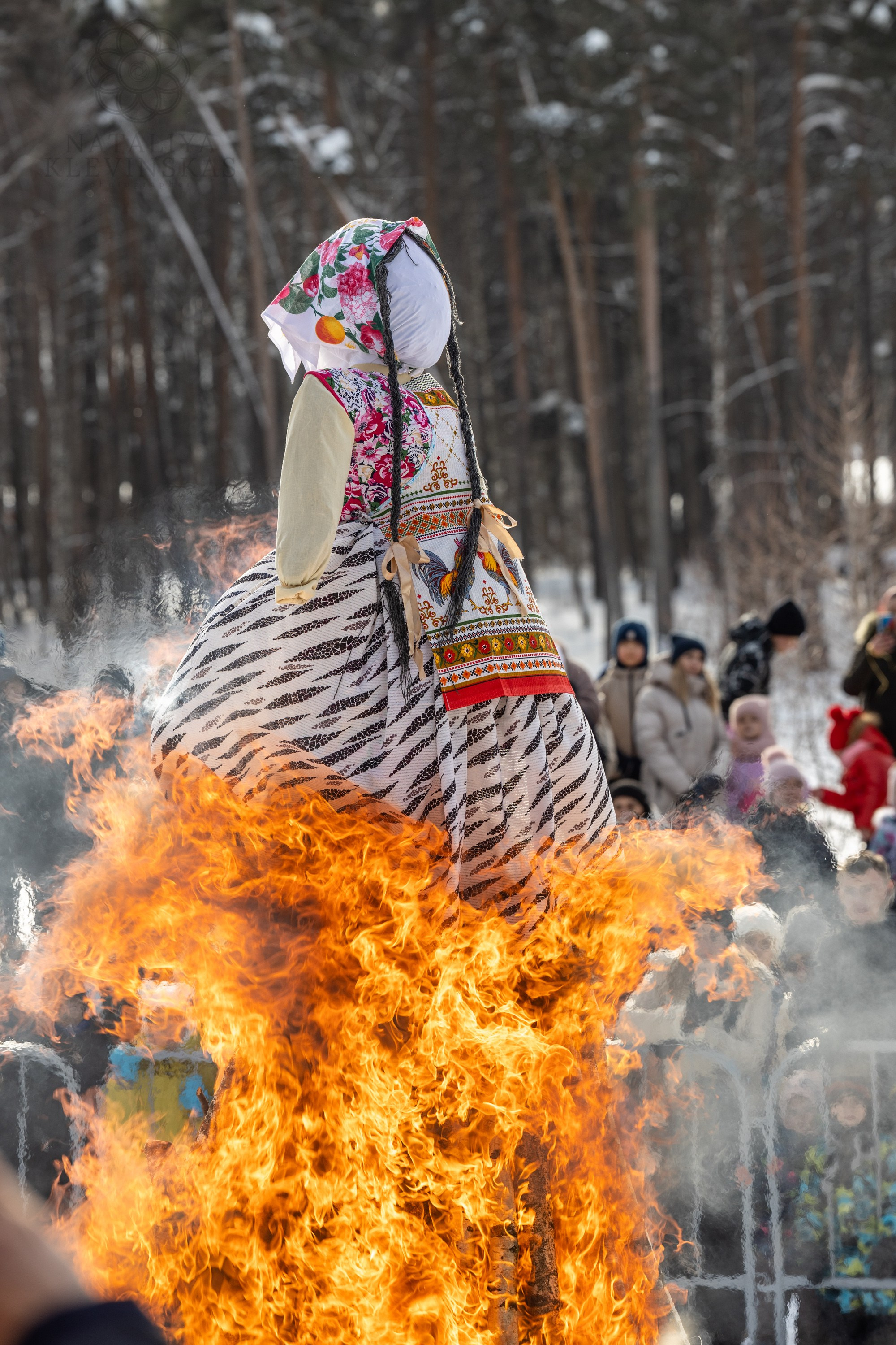 Празднование Масленицы в Берендеевке. Портретный фотограф в Костроме Наталия Клевинскас