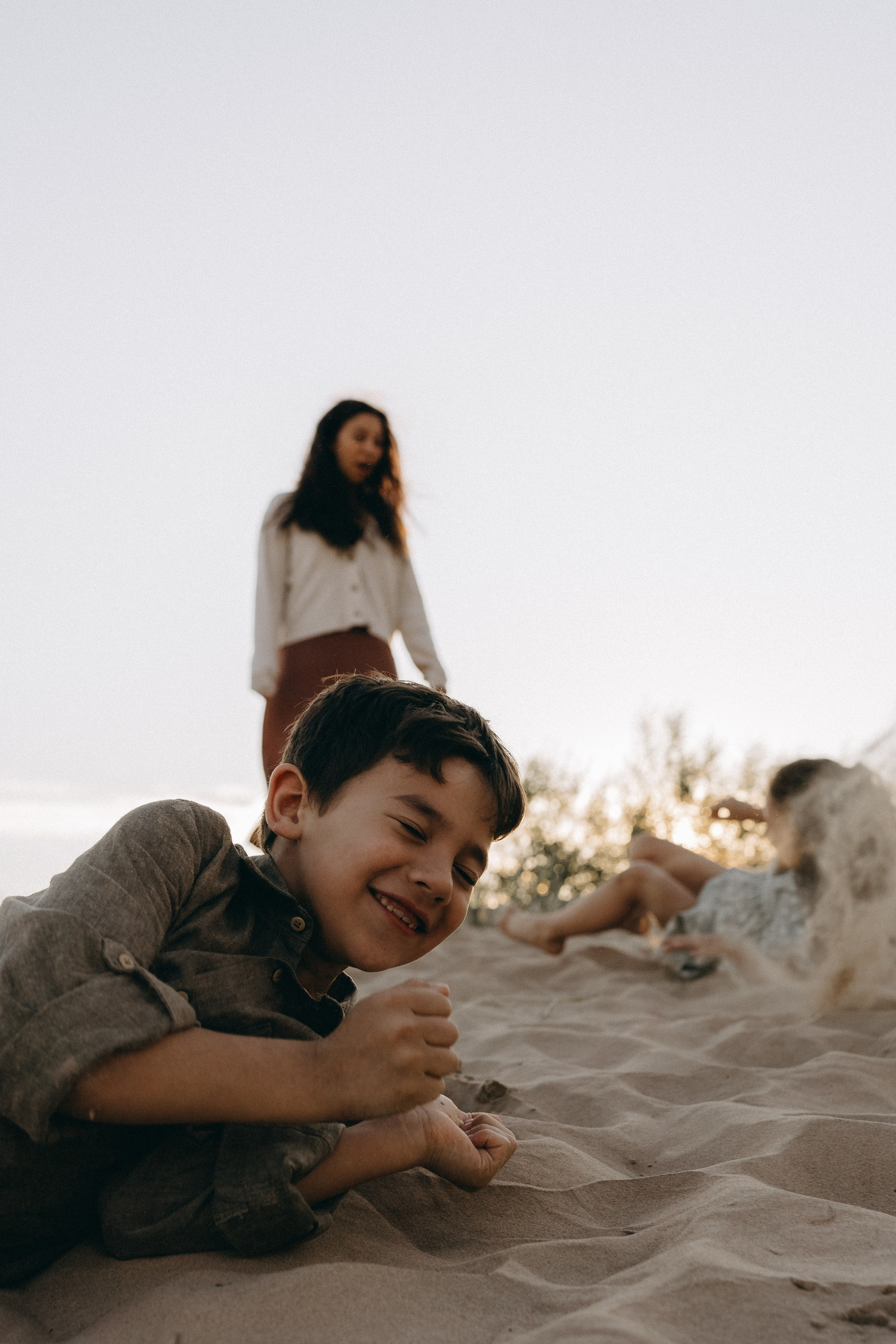 Семейная фотосессия на природе. Семейный фотограф в Москве Галина Гончар