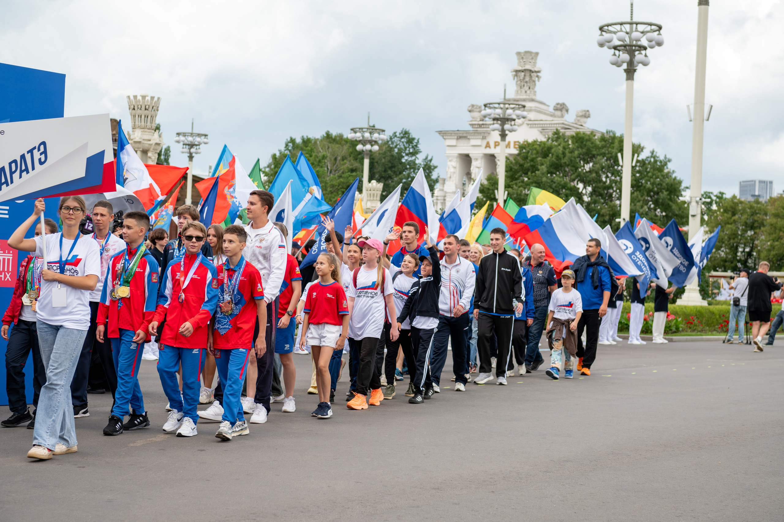 Спортивное шествие посвященное Дню физкультурника!. Детский и семейный фотограф г. Москва Оксана Катаджи