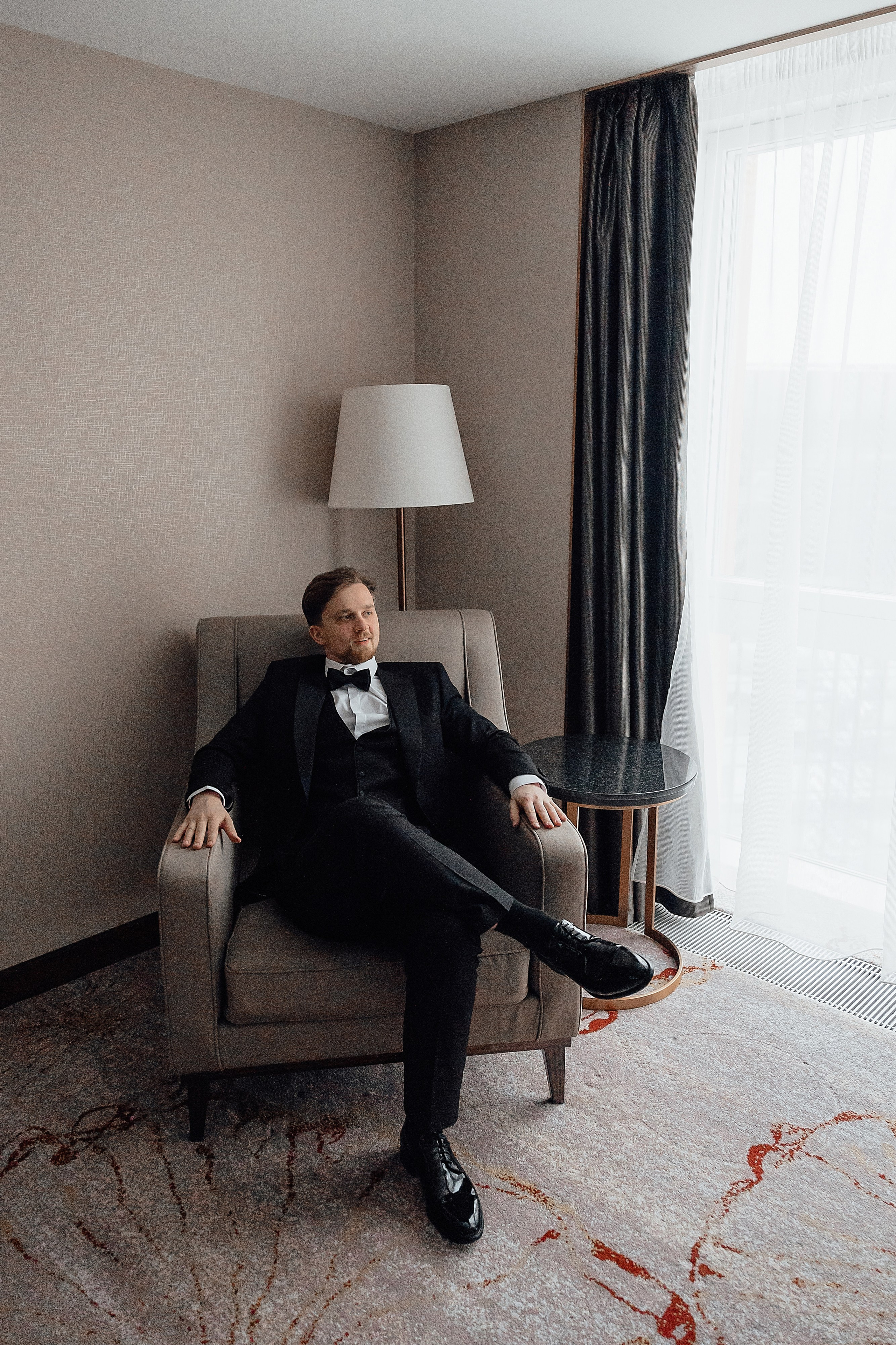 свадебная фотосессия в отеле Soluxe hotel Moscow