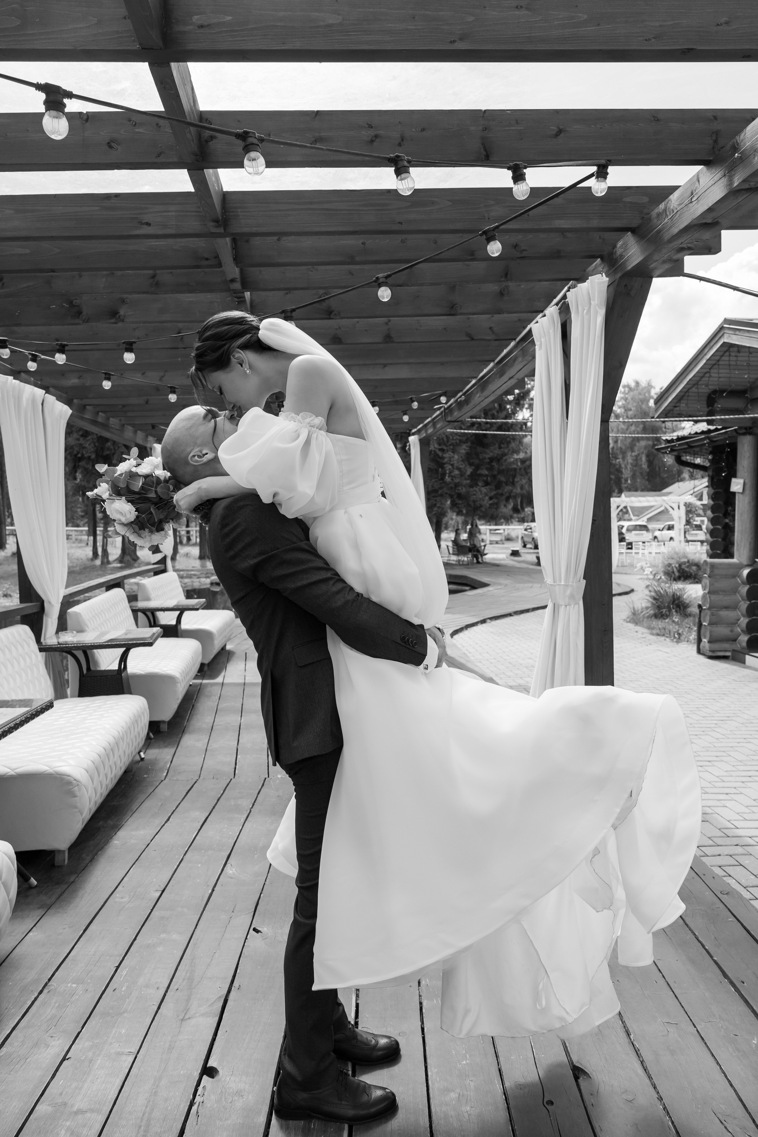 Полина и Дмитрий, загородный клуб «Барин», ЗАГС в г. Пушкино. Свадебный и репортажный фотограф (Москва, Королев и другие)