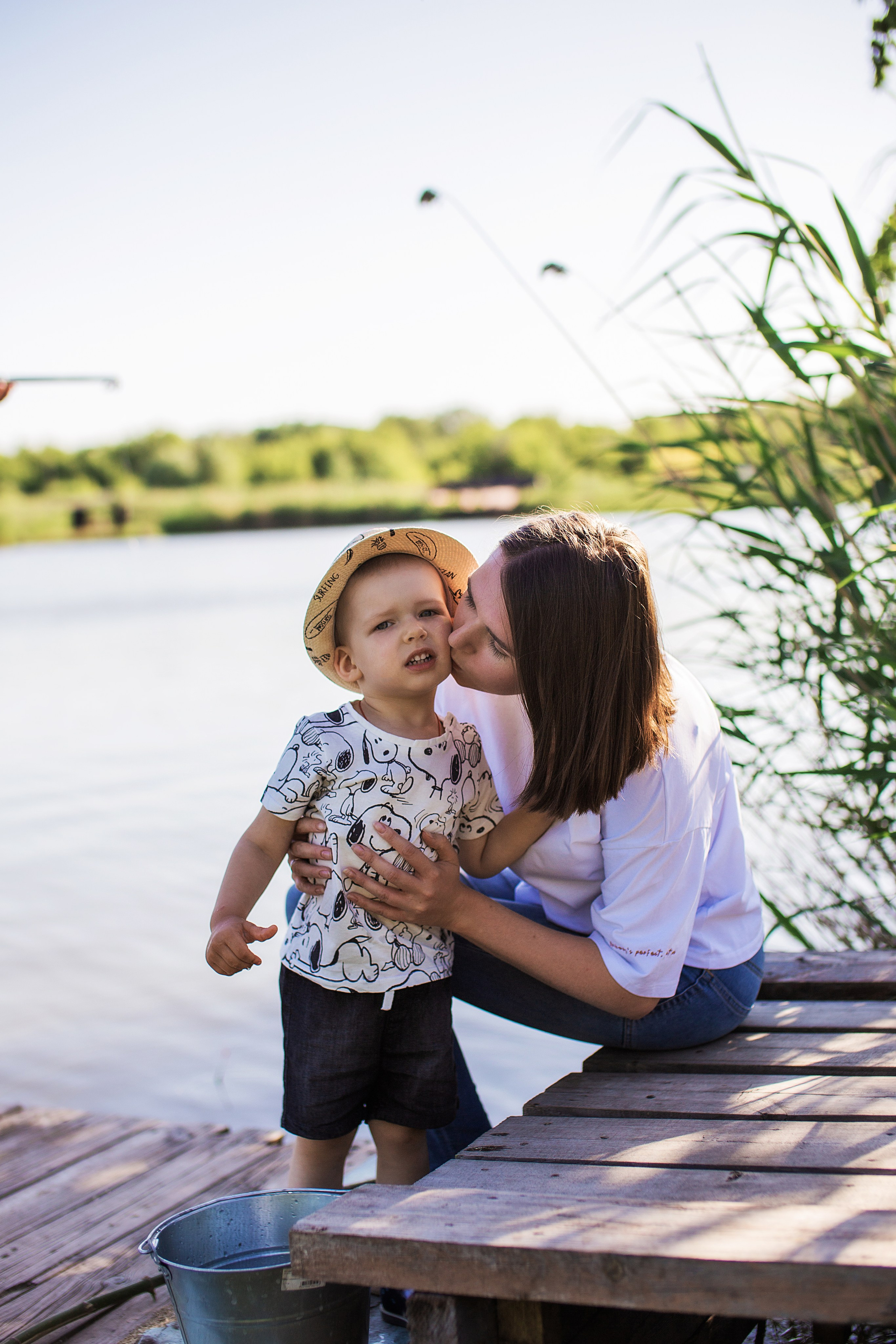 На рыбалке. Семейный фотограф в Саратове
