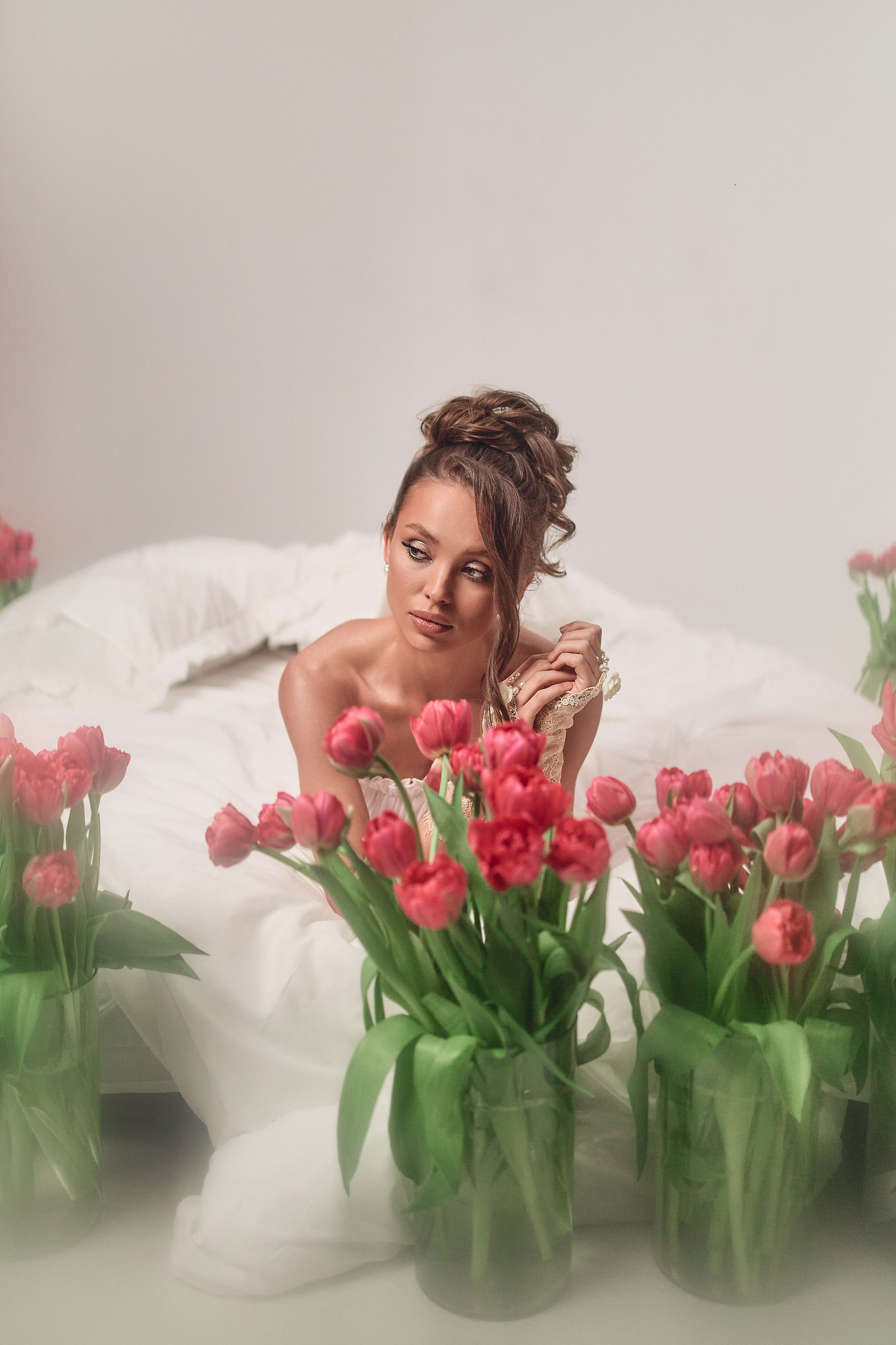 Воркшоп в студии «Тренд» к 8 марта. Фотограф Евгений Леонов