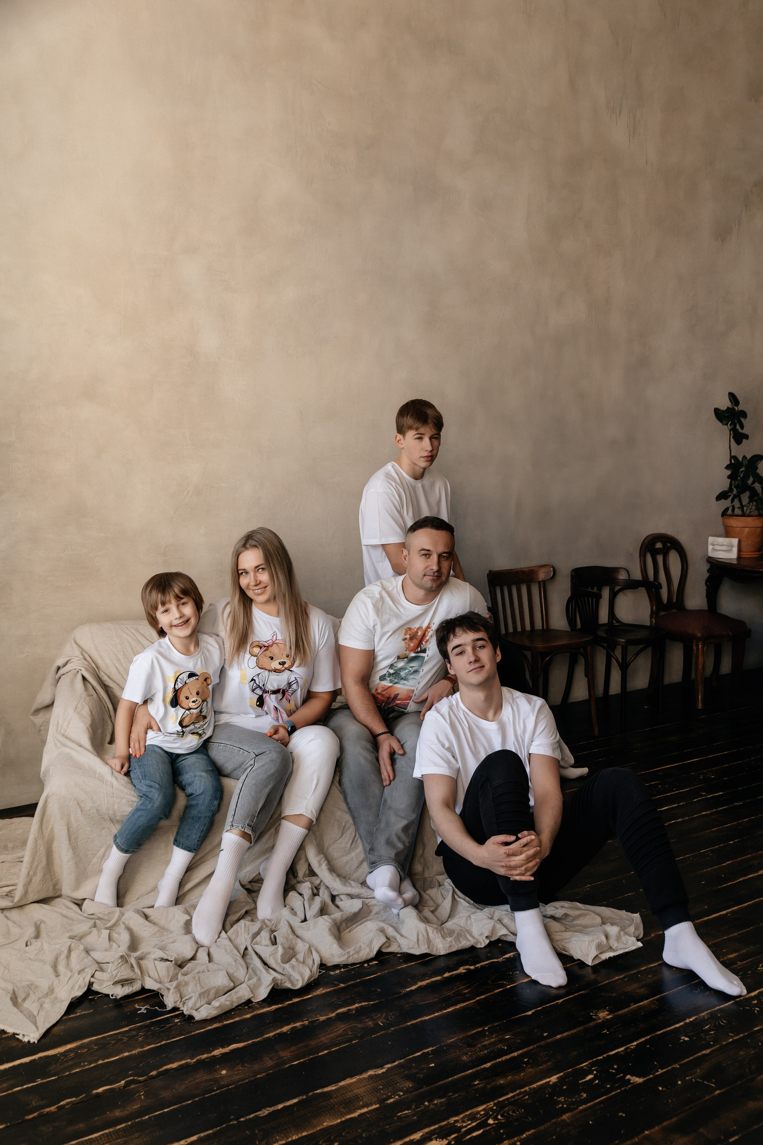 Юлиана, Андрей, Саша, Максим и Миша. Семейный фотограф Минск Усова Ольга