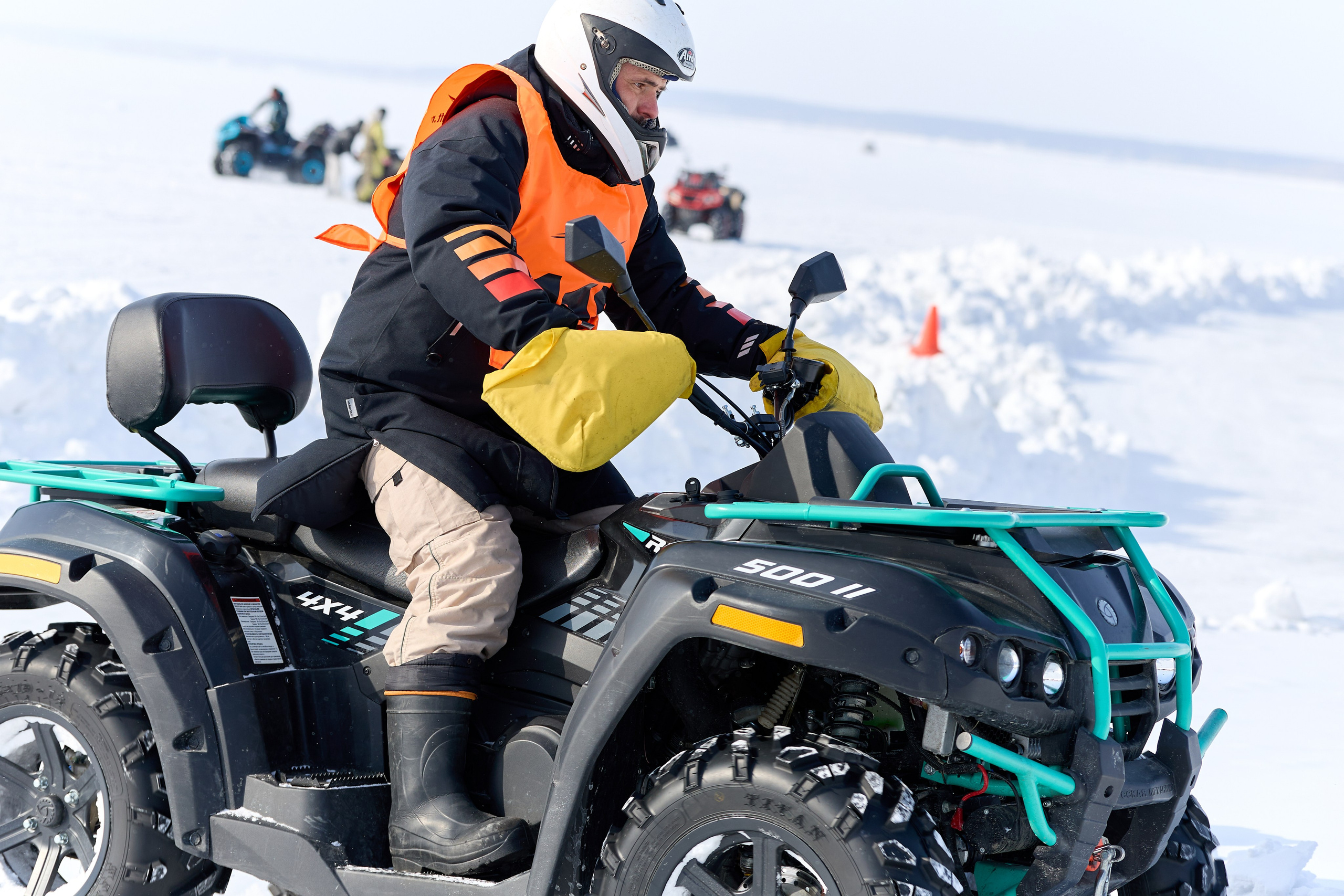 Топим Лёд — 2026. Соревнования на квадроциклах. Фотограф в Новосибирске Алена Скокова