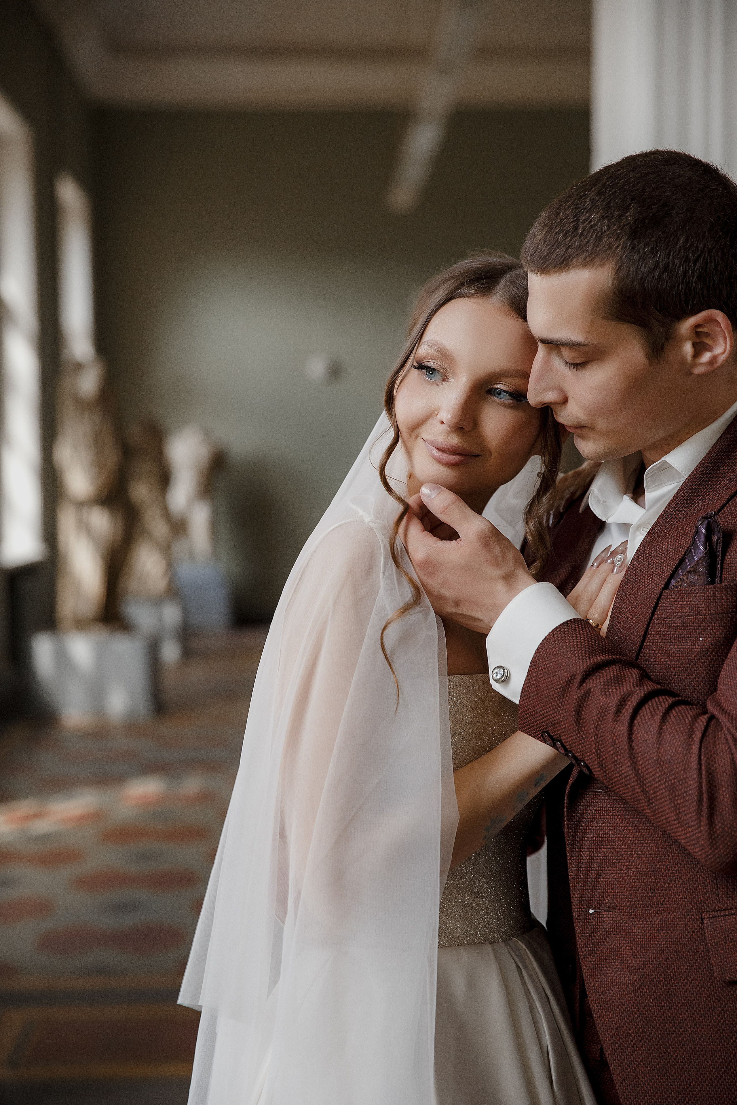 Свадебная в академии Штиглица. Свадебный фотограф Санкт-Петербург  Москва