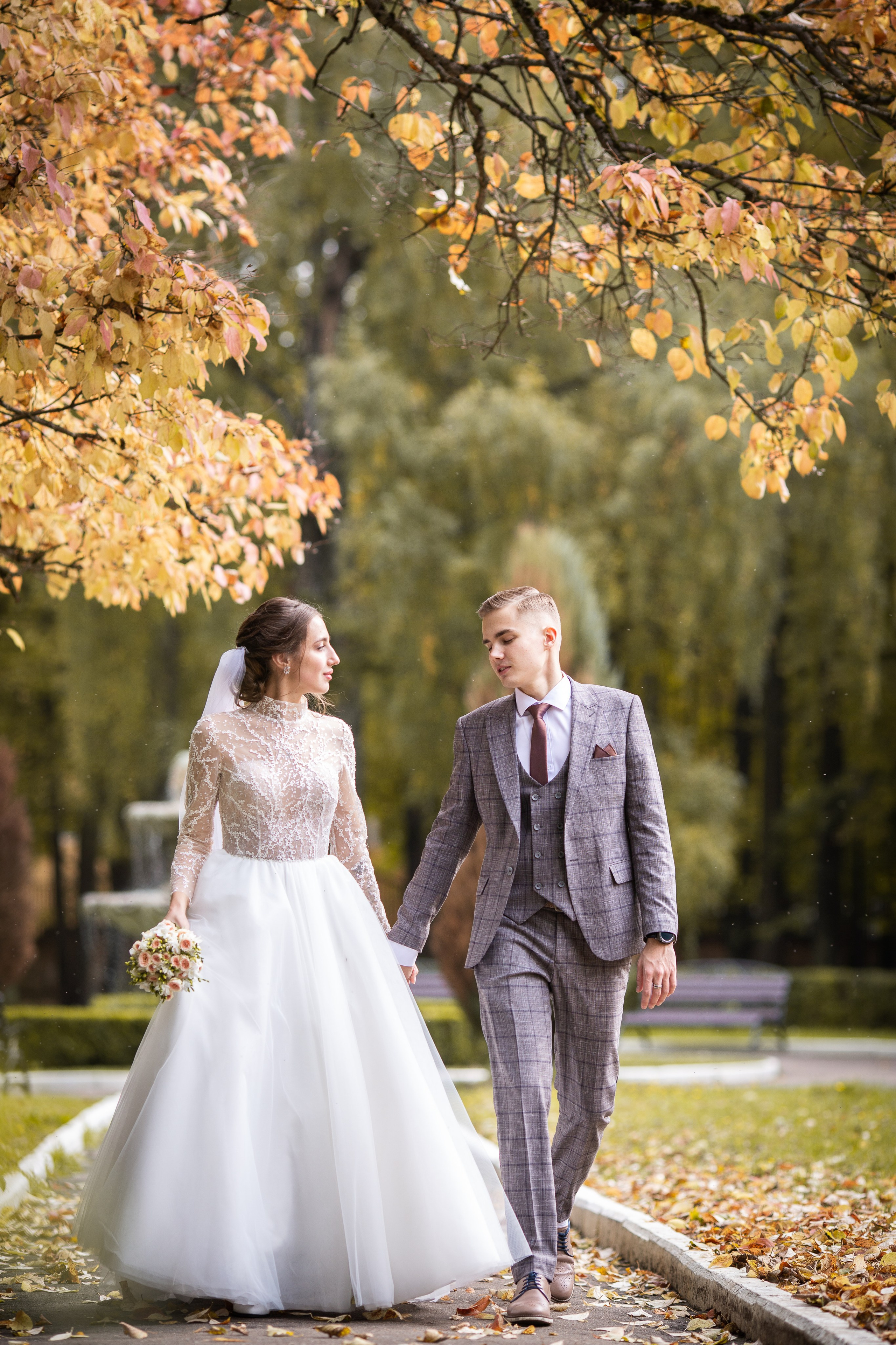 Свадебная прогулка д. о.Ершово. Фотограф Олеся Бакалина