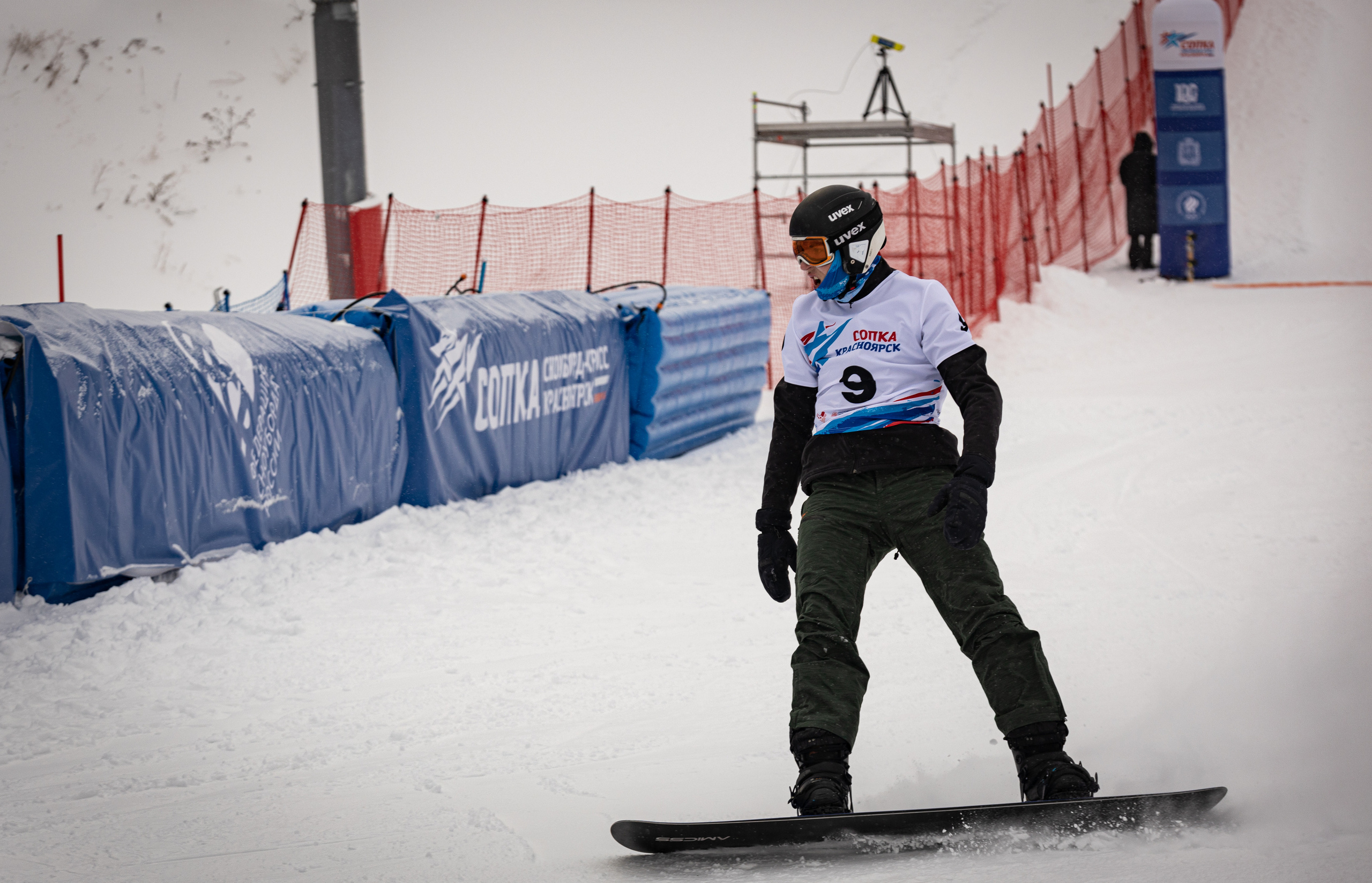 Сноуборд-кросс. Красноярск, сопка, Январь, 2023. Фотограф ваших событий в Красноярске — Макс Захарченко