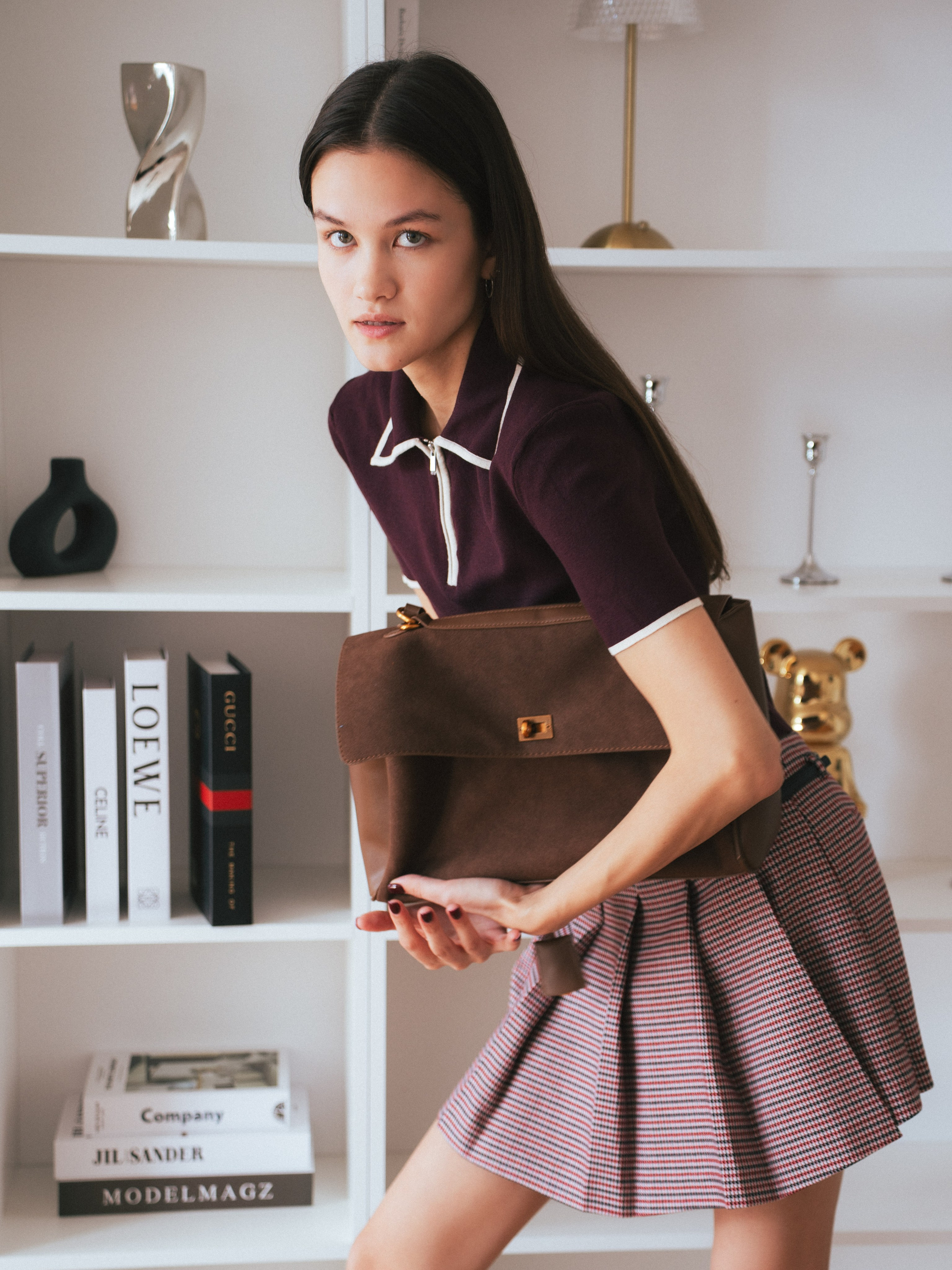 Тестовая модельная съёмка в Казани в стиле office core для агентства