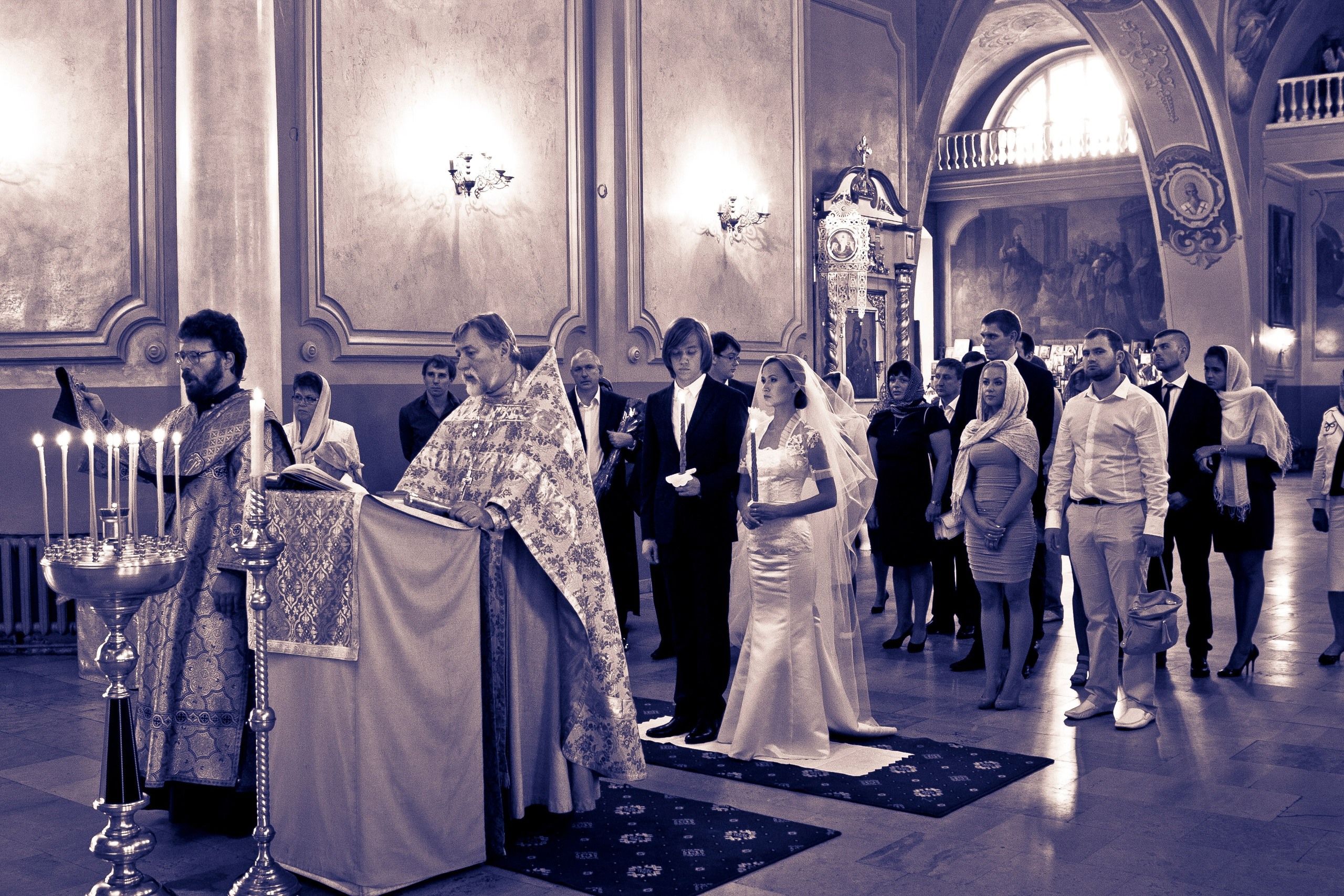 Свадьба Юра и Юля Венчание. Skazka.wfolio.pro