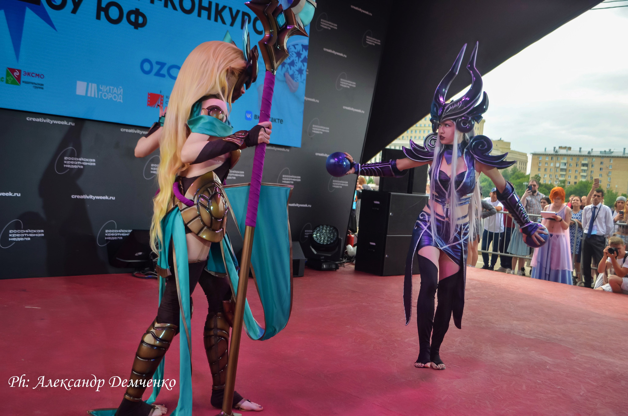 Фотосессия сцены в Москве на разных репортажных мероприятий