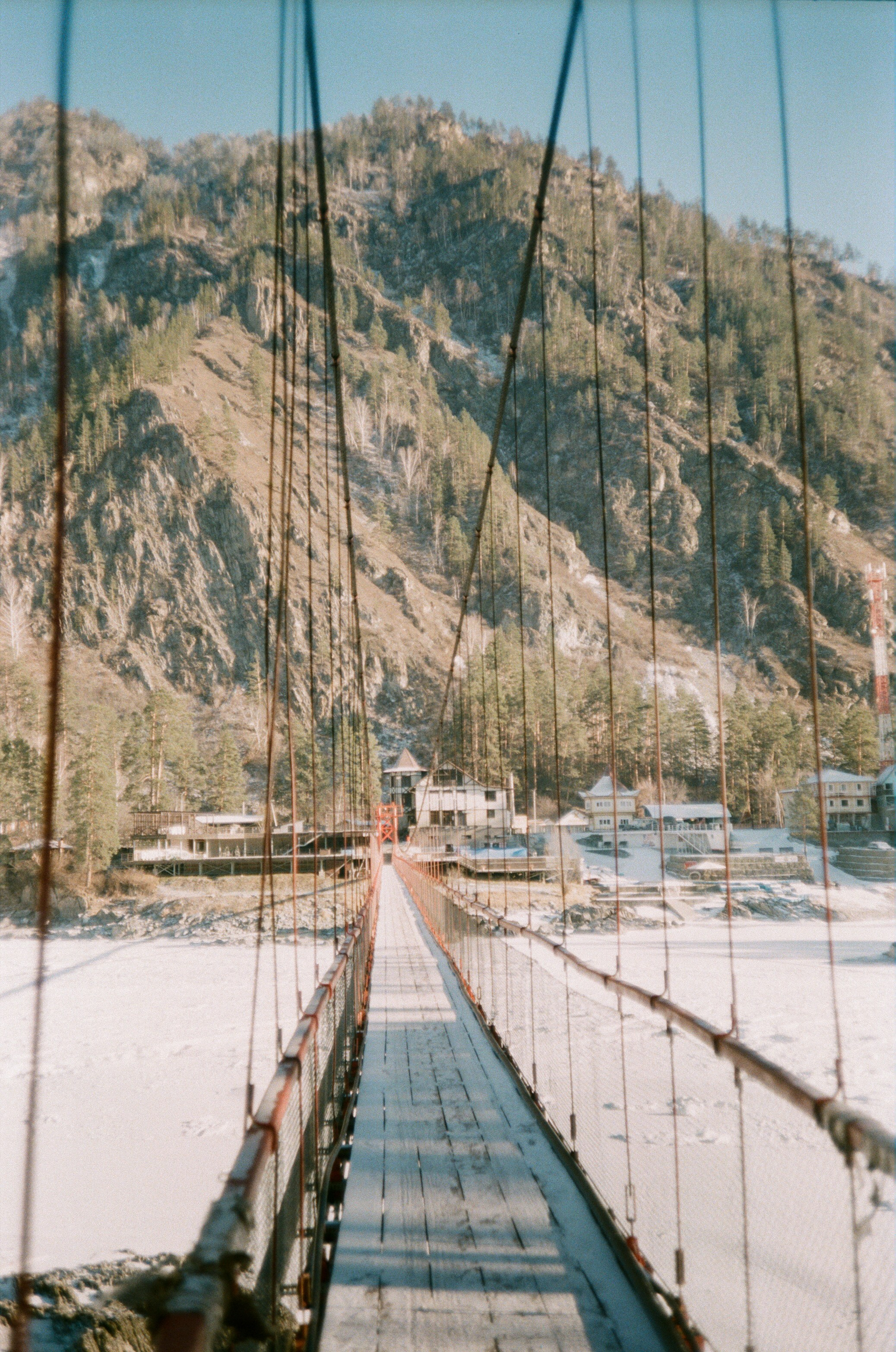 Мост к Камышлинскому водопаду, Белые Скалы