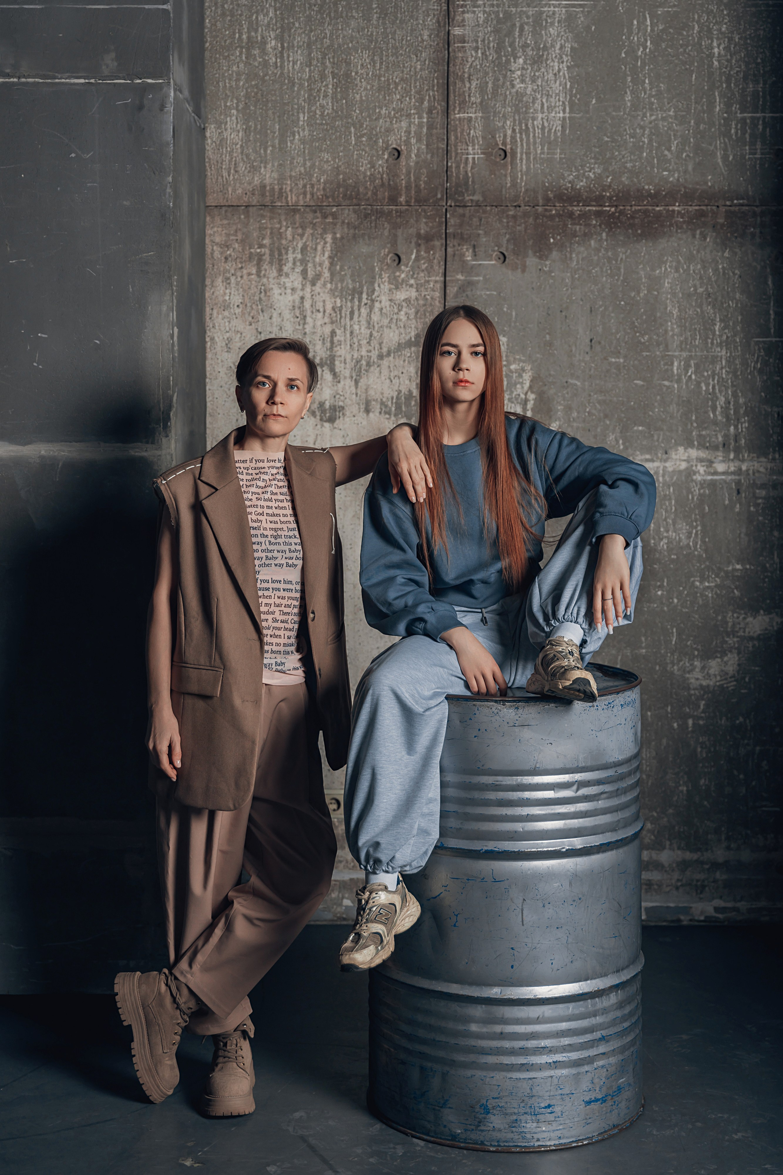 Семейная фотосессия в стиле grunge vogue для семьи Елены. Интерьеры, Контент, Портреты | Фотограф в Москве Дани Терно