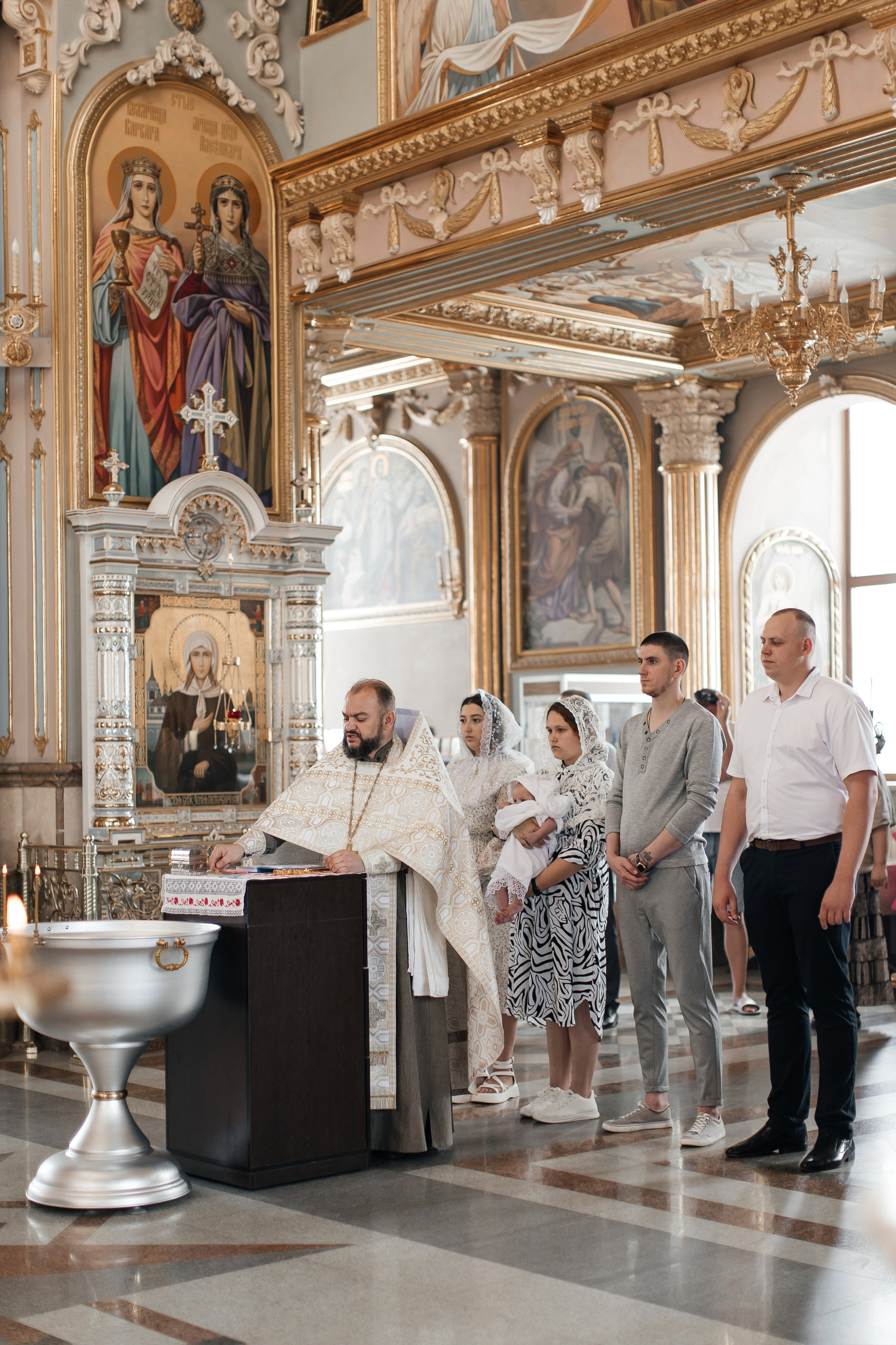 Таинство Крещения. Фотограф Лиана Артемова в Пензе