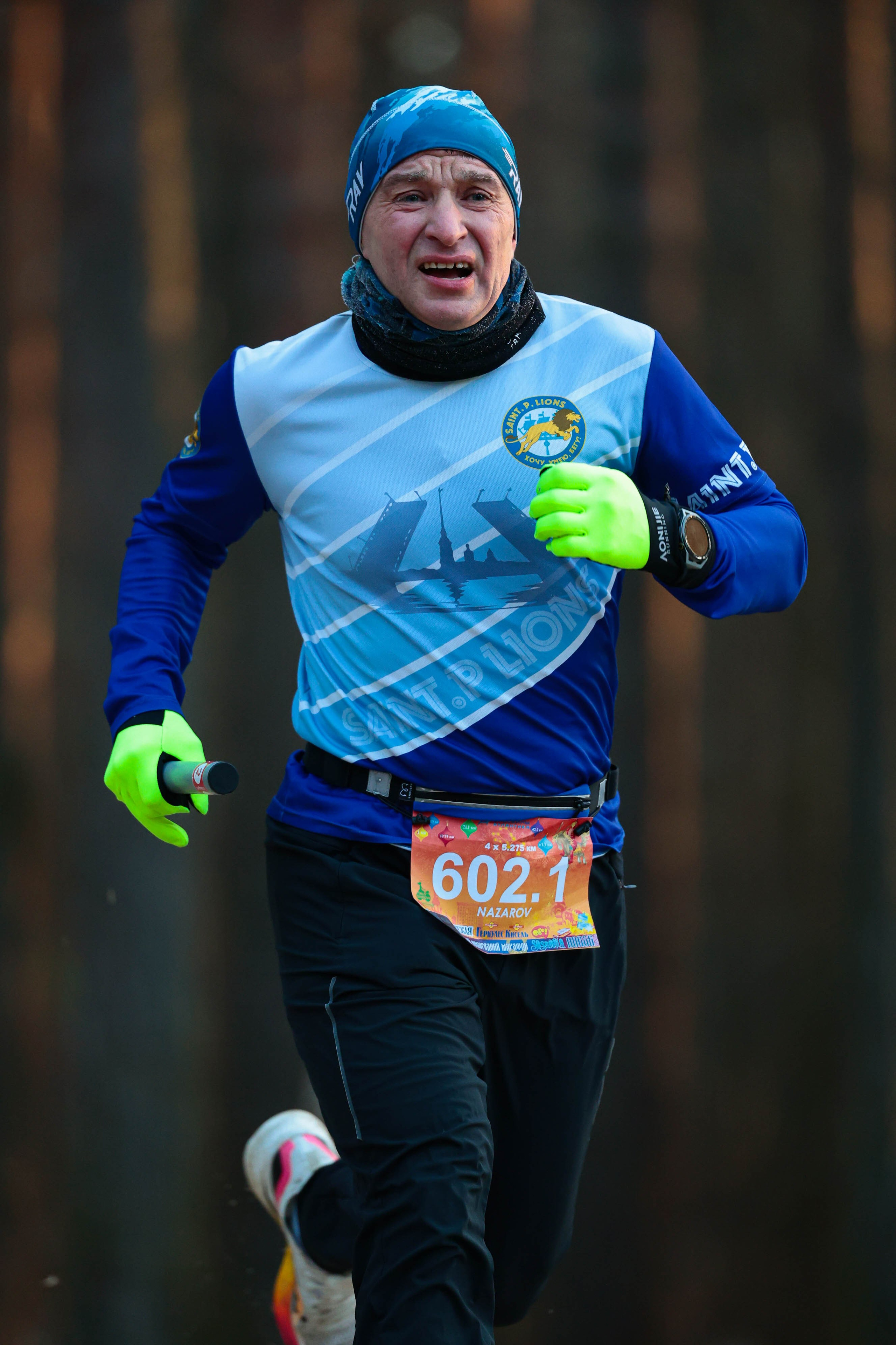 Новогодний марафон «Sosnovka Horse» 2025. Спортивный фотограф в Санкт-Петербурге Илья Vacool