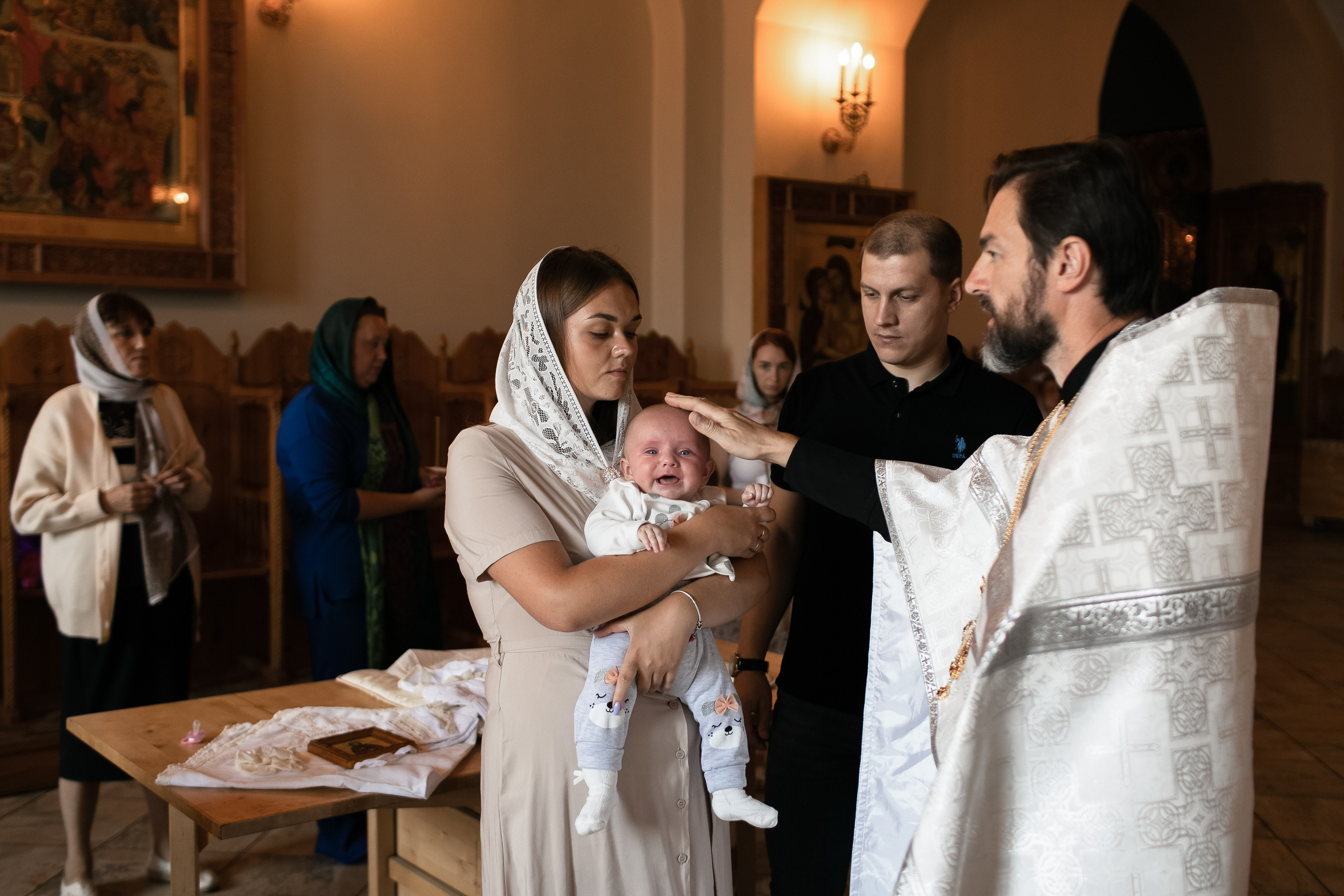 Крещение Анастасии. Свадебный и Семейный фотограф в Москве Александра Вайпер