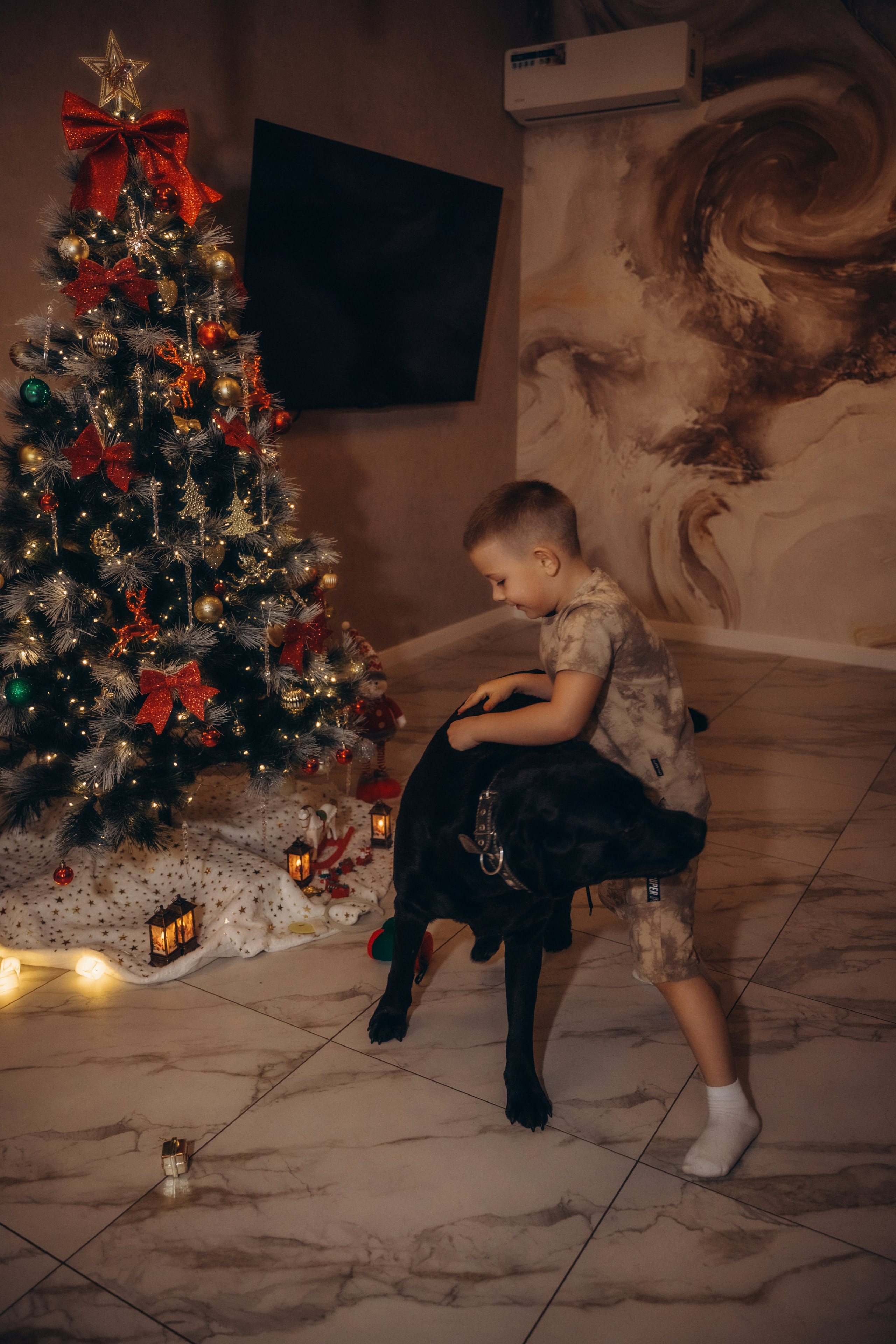 Семья Киприяновы, Новый год дома. Семейный фотограф в Белгороде Амелина Алина