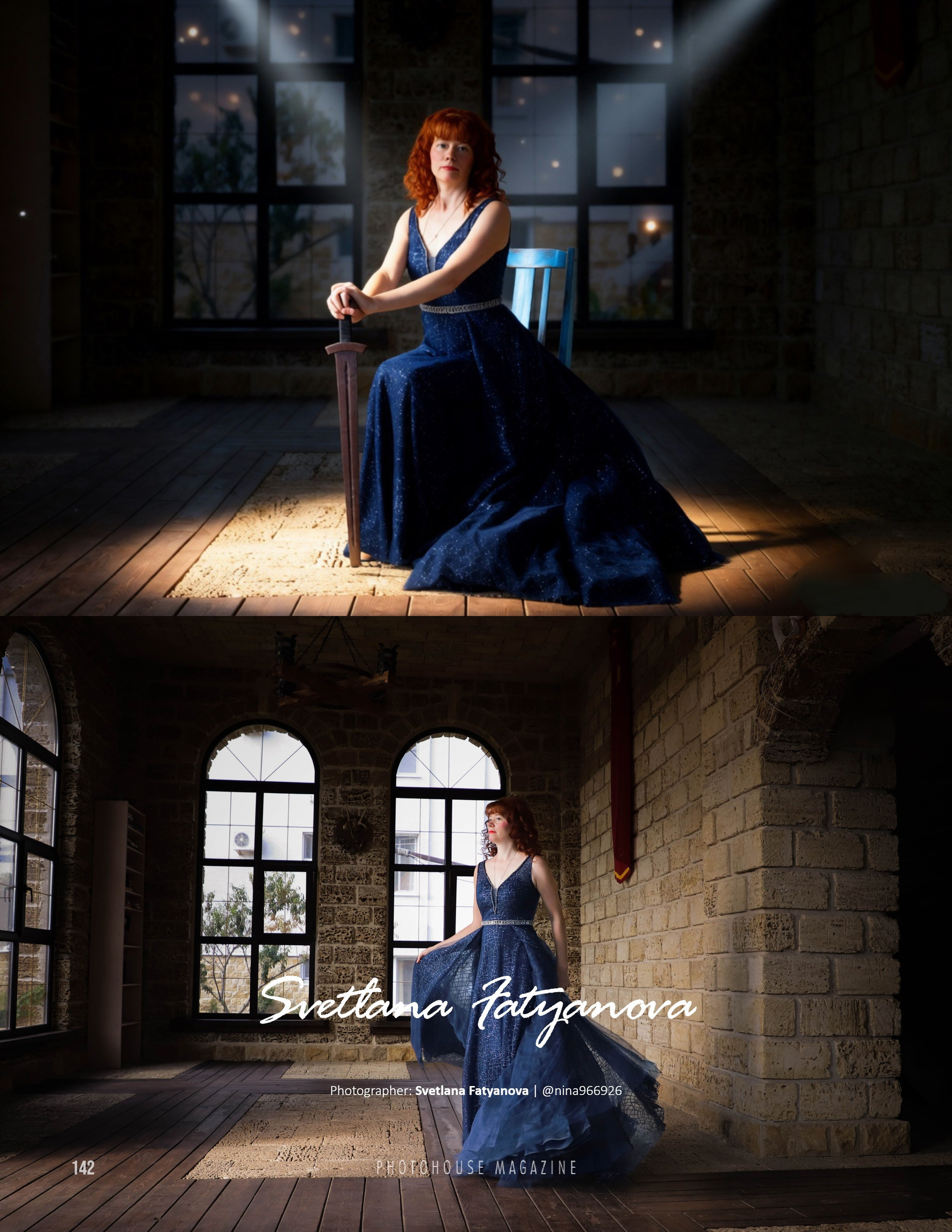 Model POTOHOUSE, magazine Denmark, Aarhus. Model: Svetlana Fatyanova, photography: Samvel Antonyan. Светлана Фатьянова