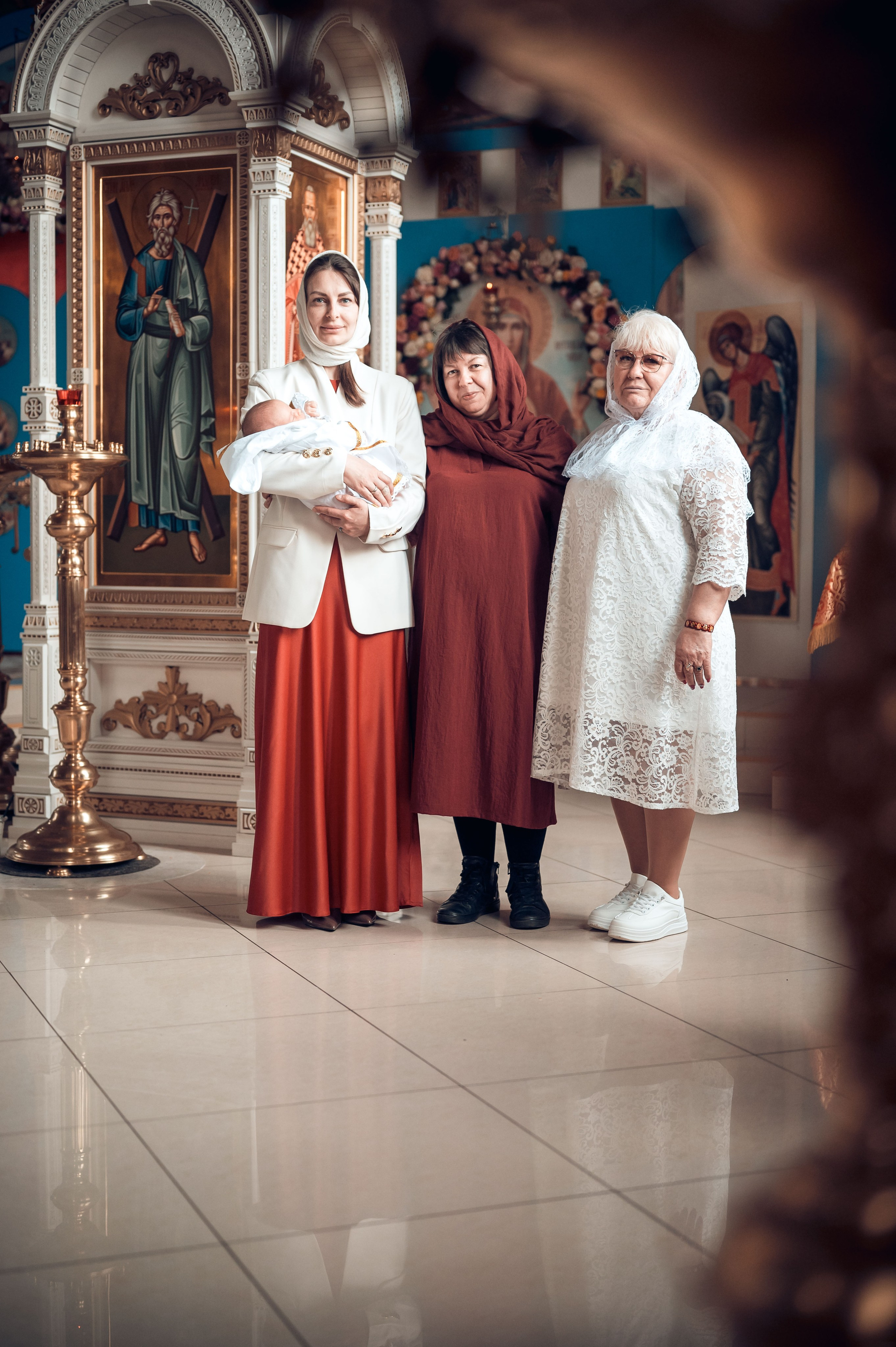Таинство Крещения Трофима храм иконы Божией Матери «Неупиваемая Чаша». Фотограф на Таинство Венчания и Крещения в Краснодаре Абрамова Людмила