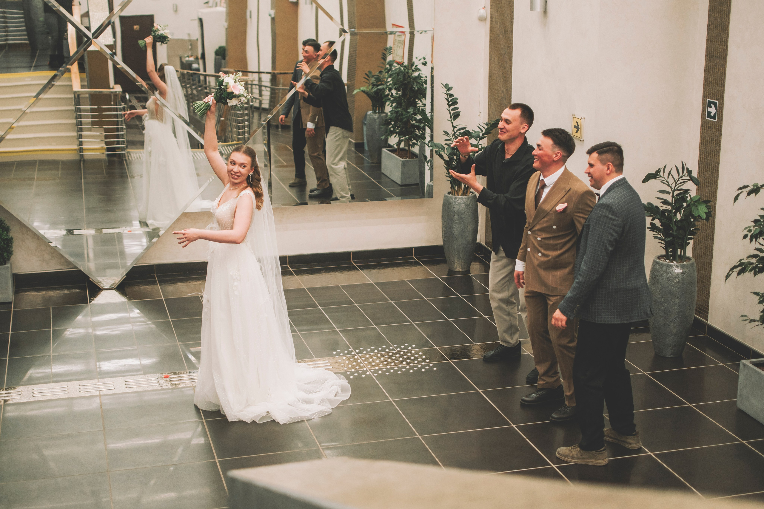 Альберт и Анастасия (Студийная фотосессия, роспись в ДК Нефтяник + фотосессия с гостями). Семейный и свадебный фотограф Губкинский и Ставрополь