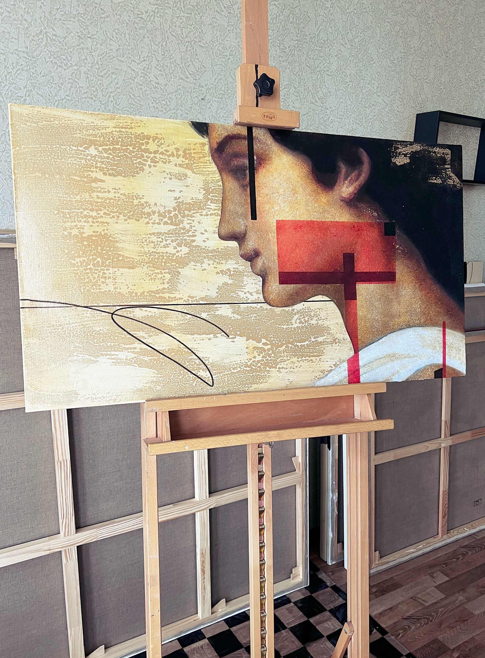 Геба. Художник-абстракционист Ольга Рикун. Москва