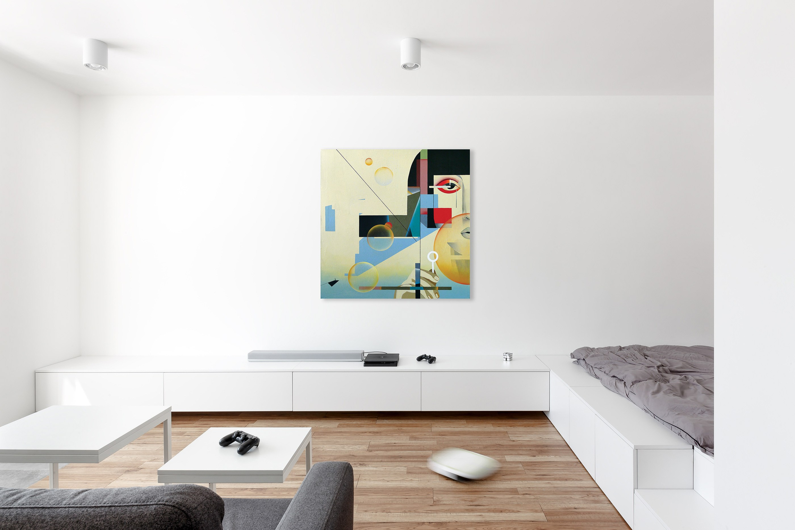 Вчера было ветрено. Художник-абстракционист Ольга Рикун. Москва