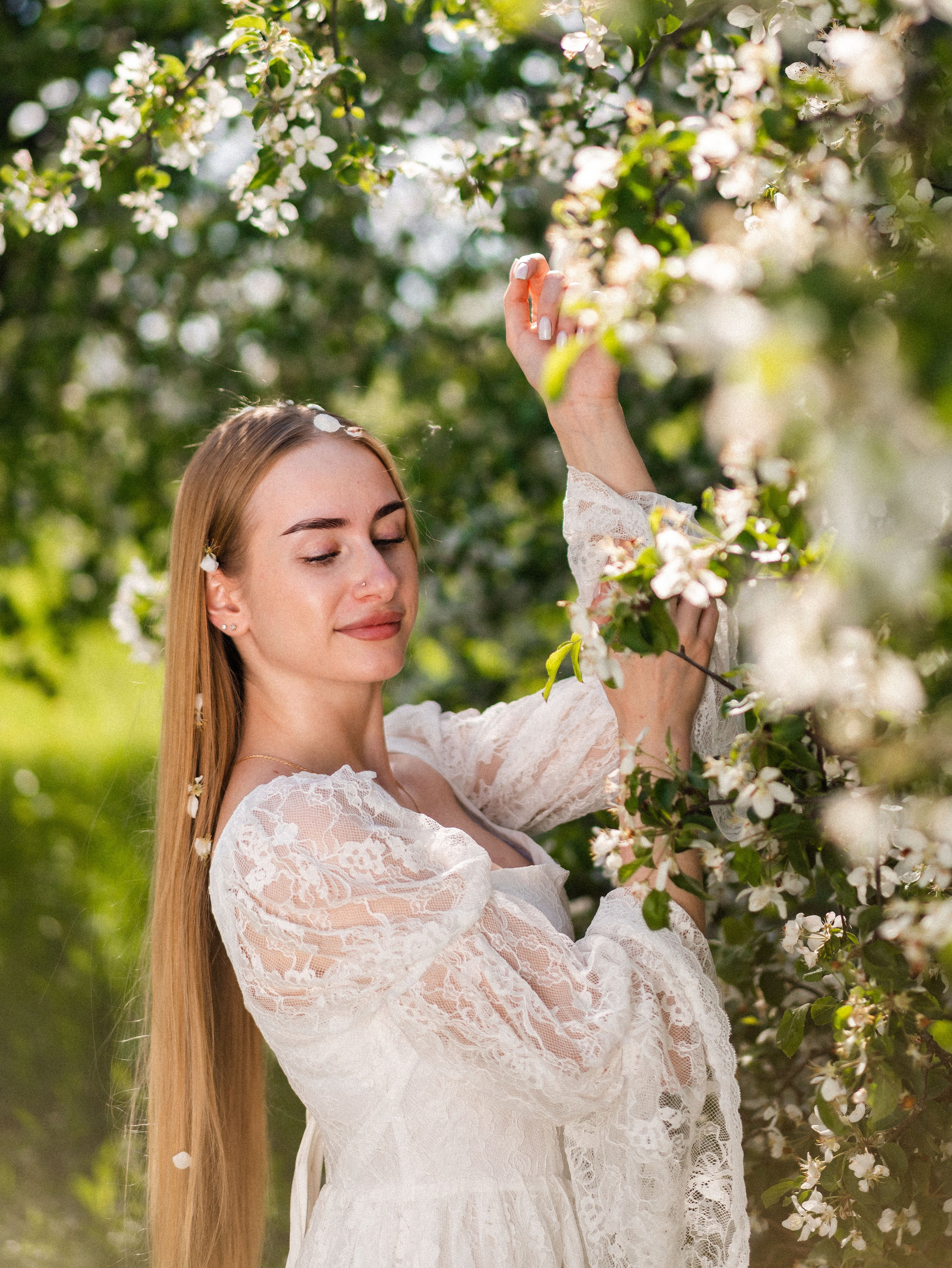 Ксения — фотосессия в весеннем стиле. Фотограф Москва