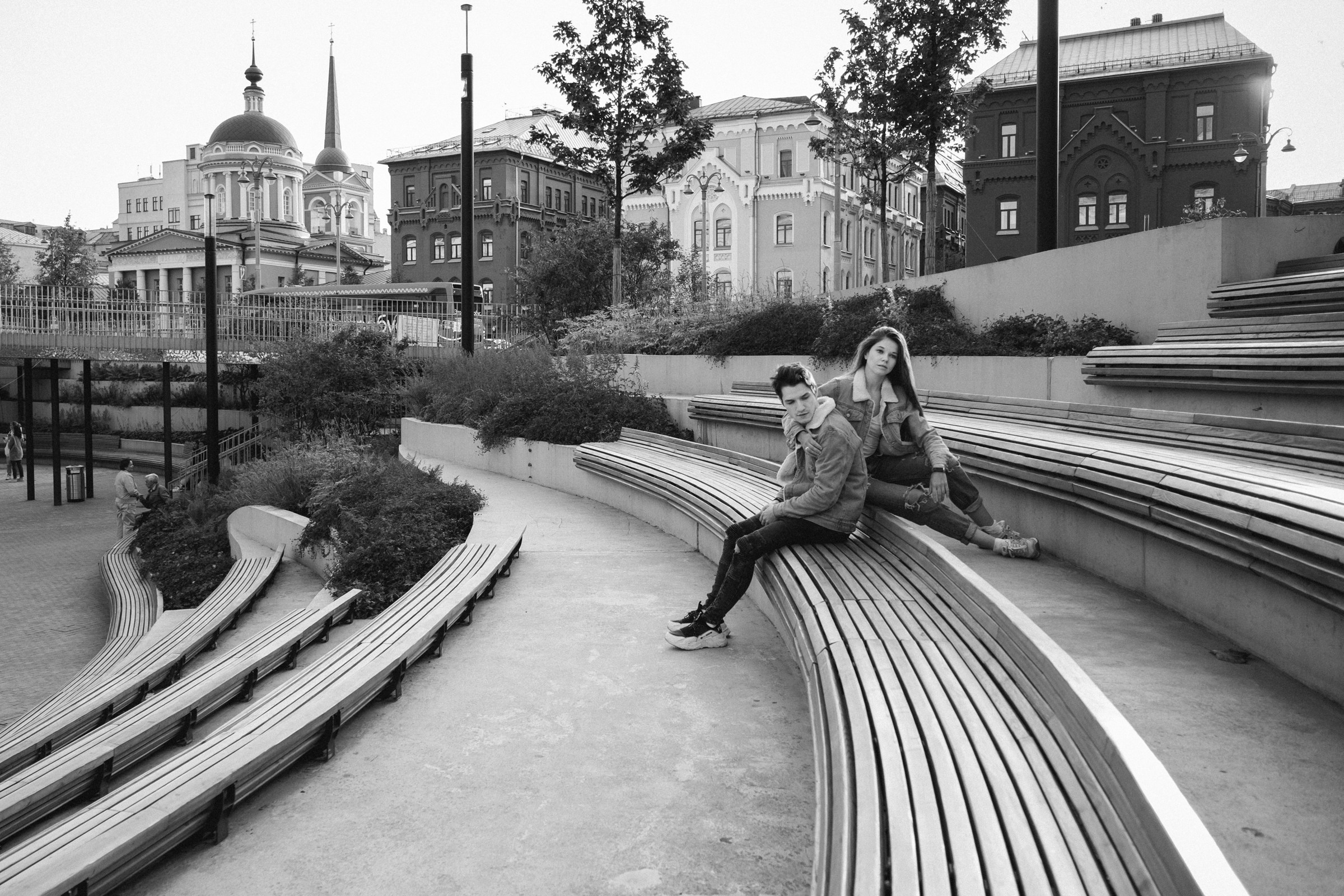 В городе. Свадебные и семейные фотографы в Москве Максим и Оксана Первомай