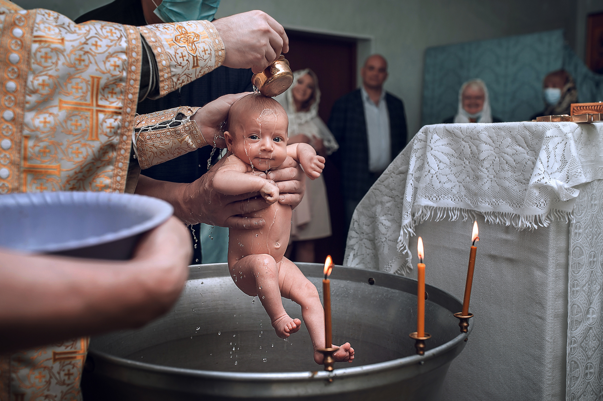 Таинство крещения. Фотограф на Крещение