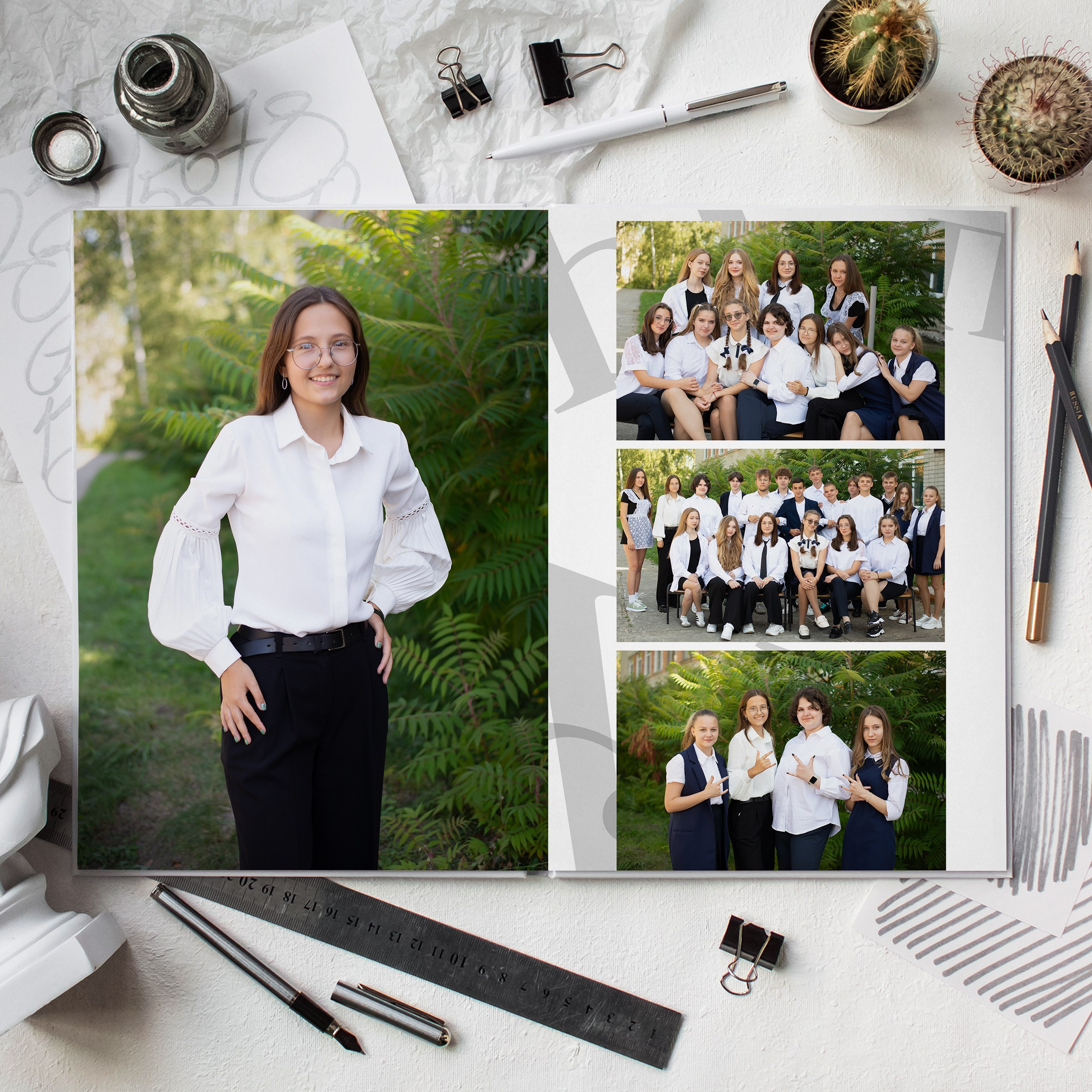 Выпускные альбомы 9-11 класс. Фотограф в Новомичуринске Наталья Малиновская