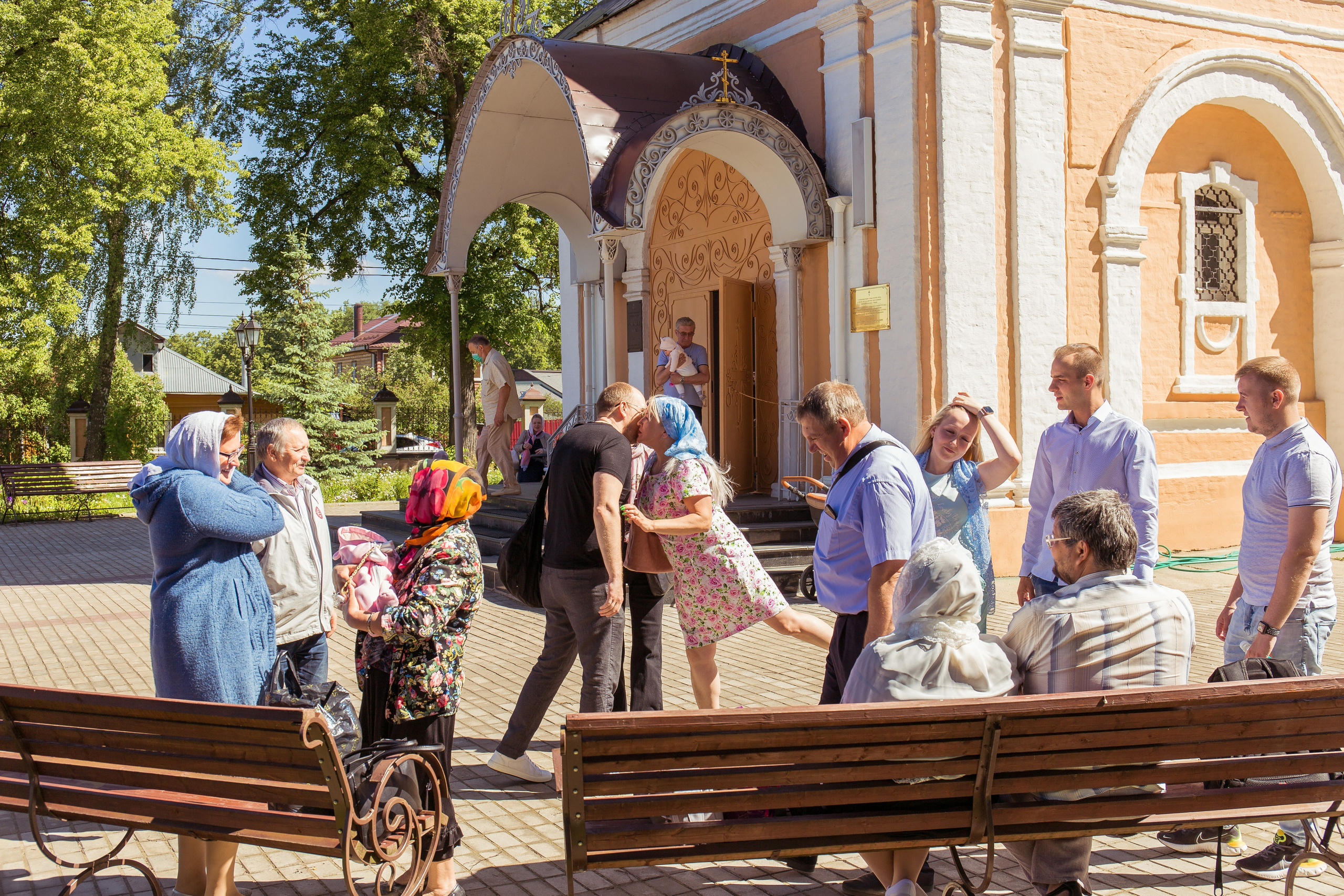 Крещение Ульяны. Успенская церковь. Фотограф новорожденных и детский в Сергиевом Посаде Кругликова Юлия