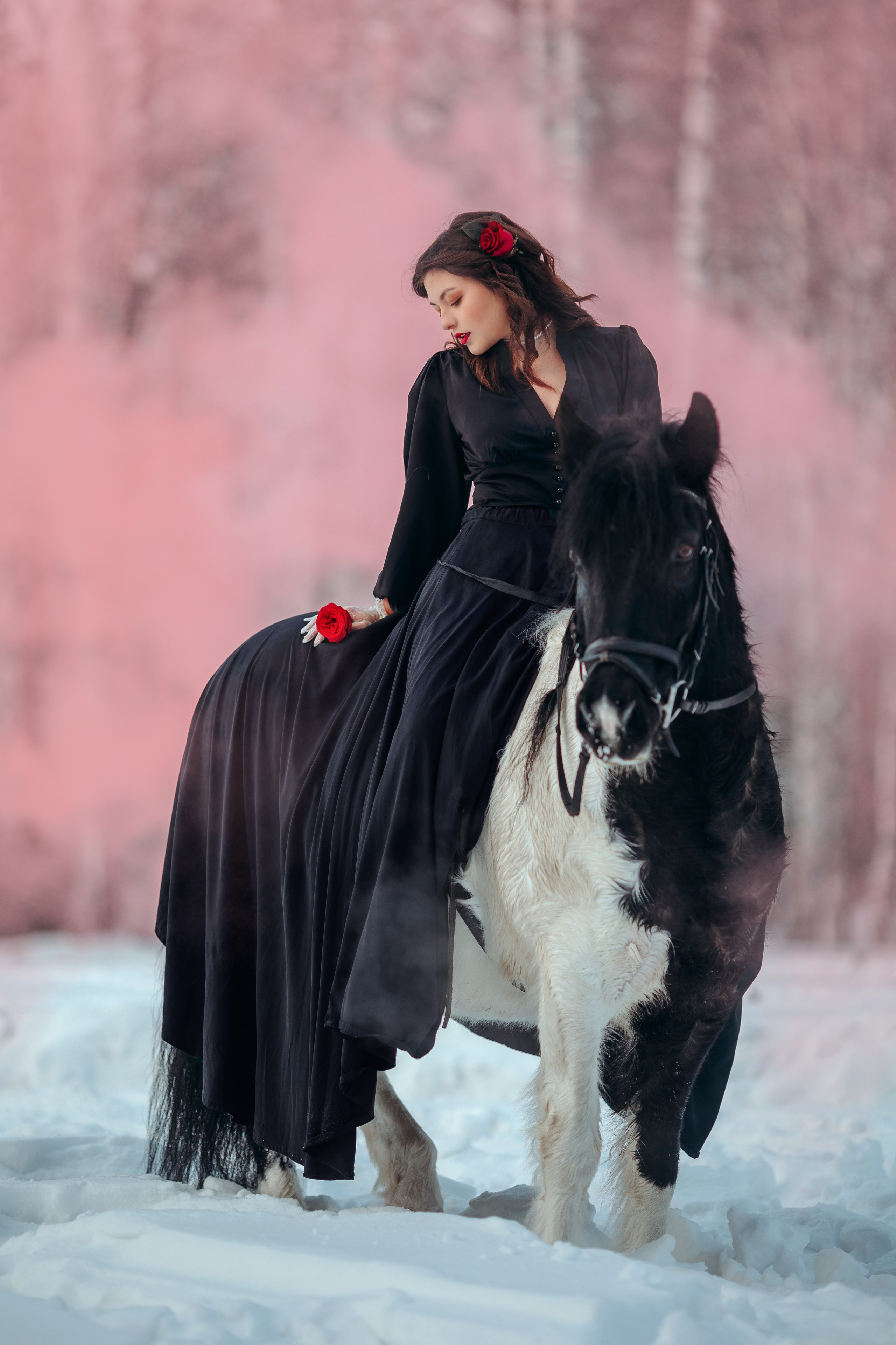 Катя и Шери. Анна Молчанова конный фотограф в Тюмени | фотосессии с лошадьми Тюмень