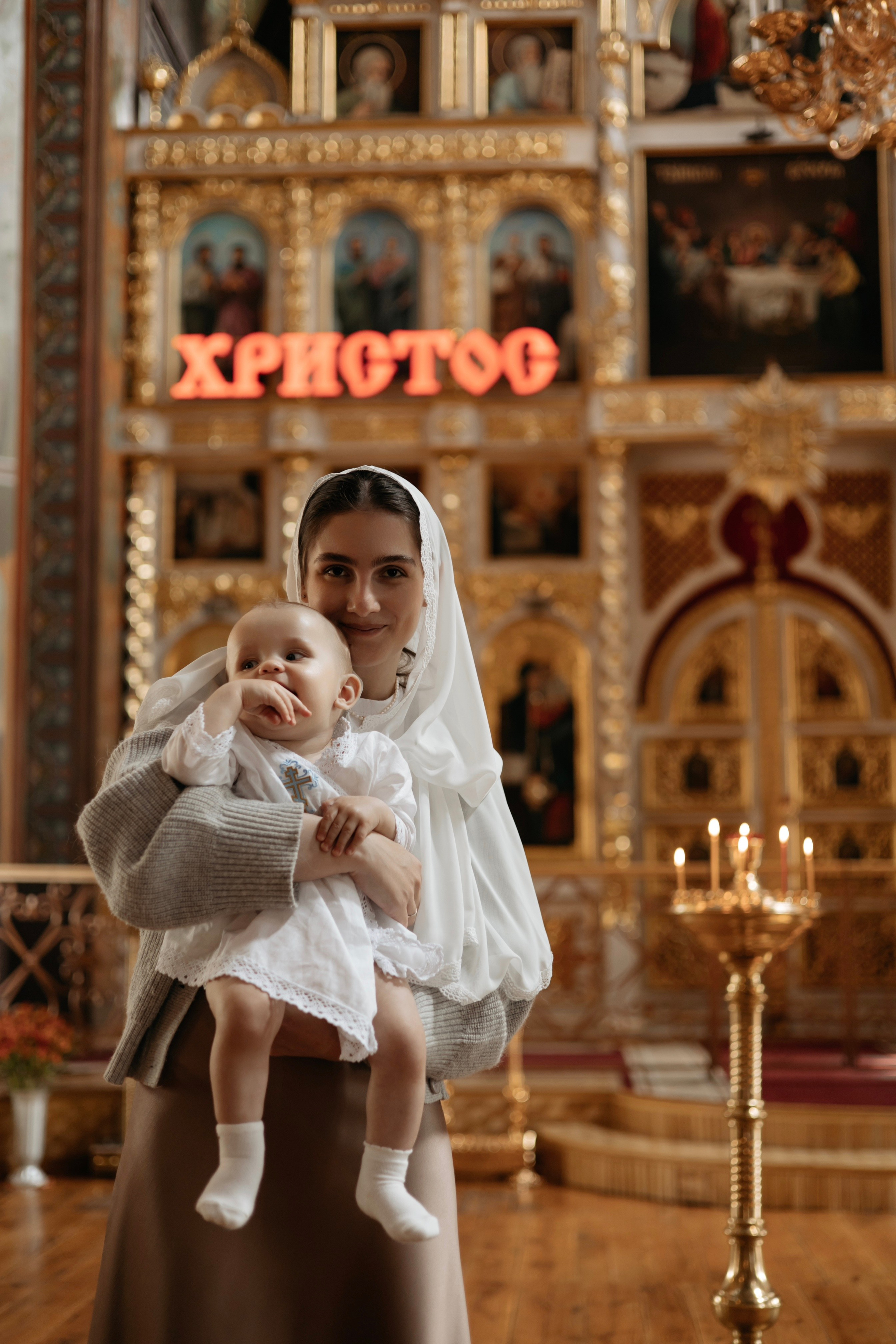 Двойное крещение. Самый теплый фотограф в Краснодаре Рябоконь Ксения