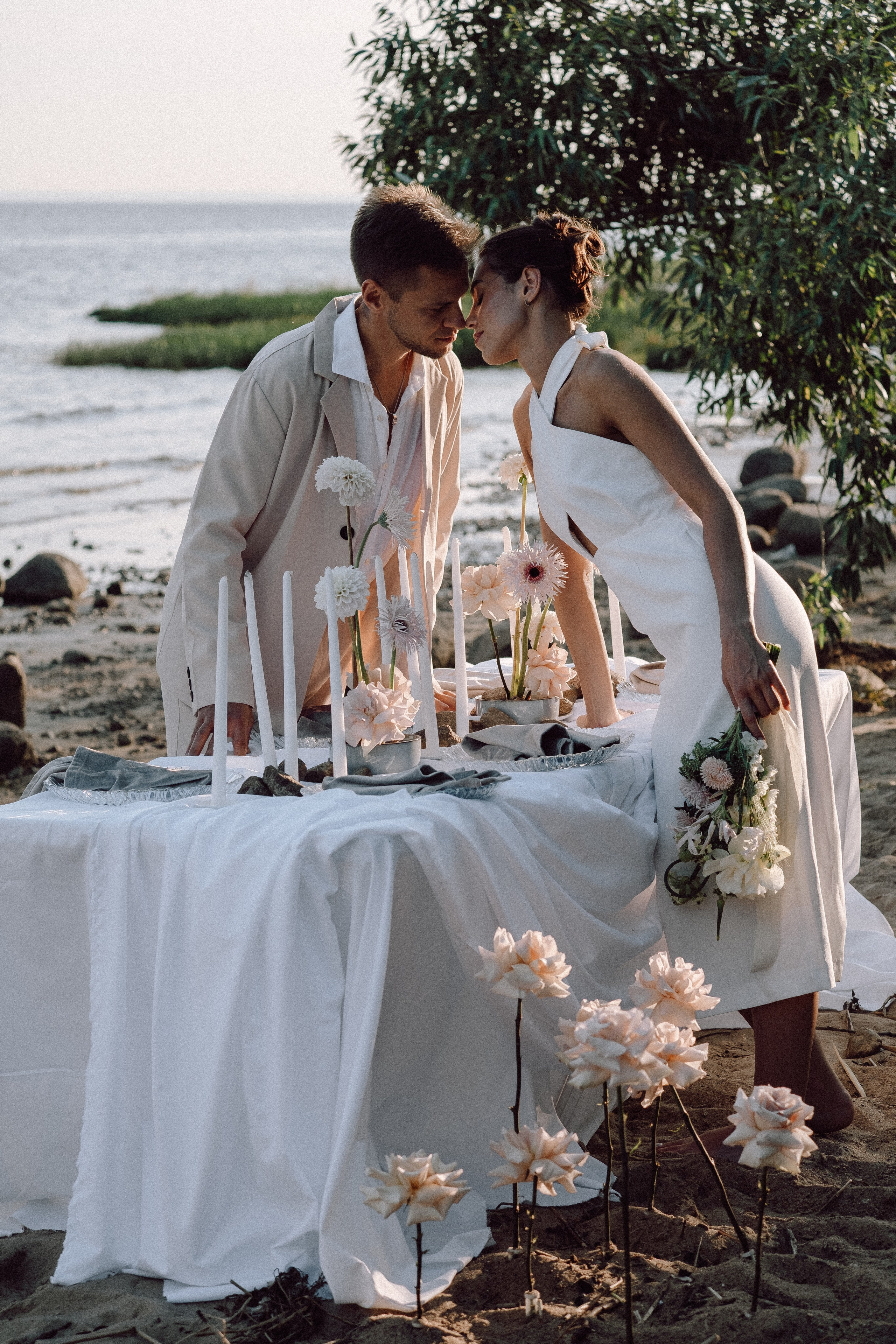 СВАДЕБНАЯ ФОТОСЕССИЯ ВЫЕЗДНОЙ ЦЕРЕМОНИИ (ФИНСКИЙ ЗАЛИВ). Профессиональный фотограф, Санкт-Петербург — Виктория Богомолова