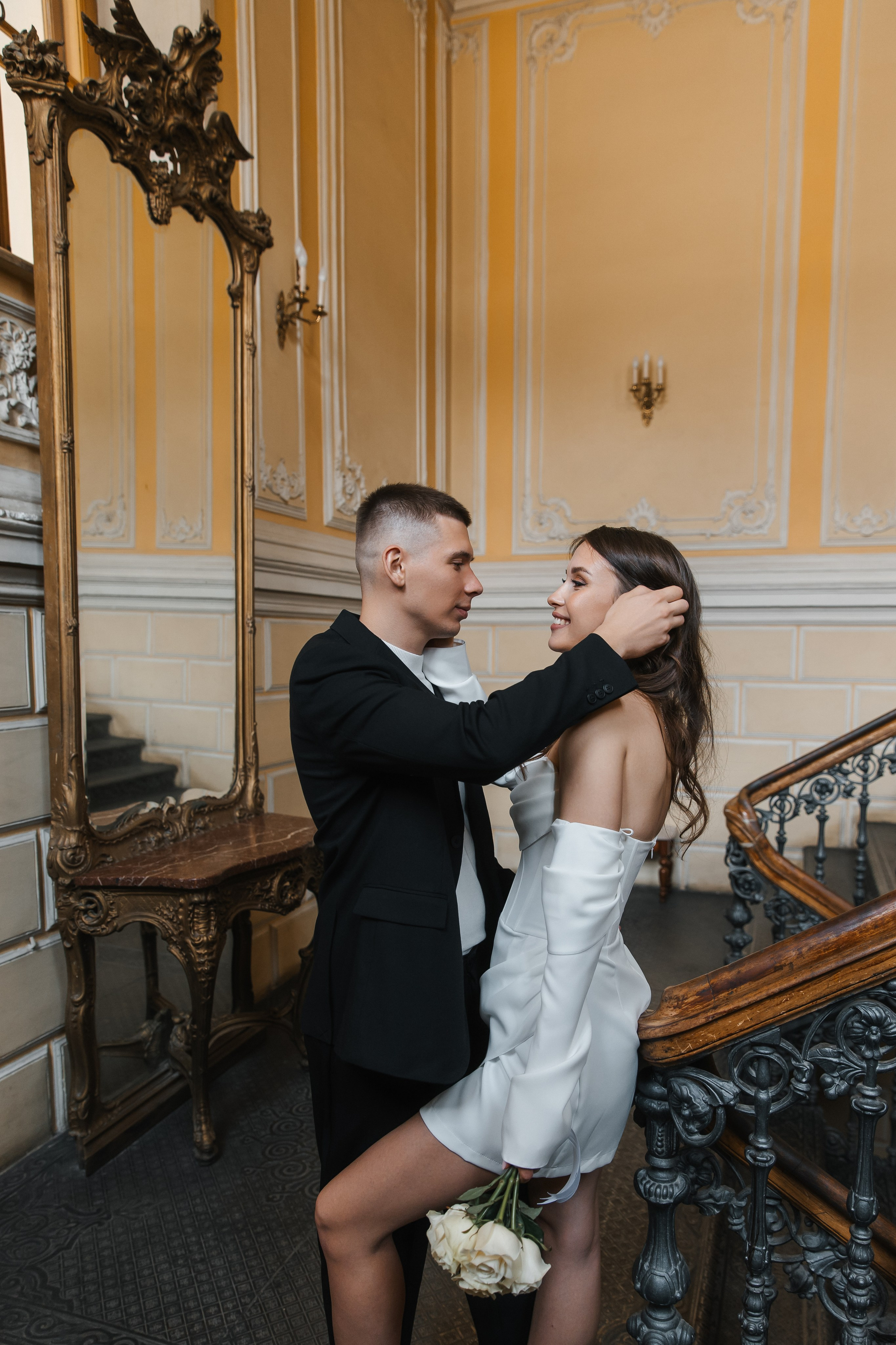 Свадебная фотосессия в Библиотеке-читальне им. А. С. Пушкина. Фотограф и видеограф Анна Домашенко