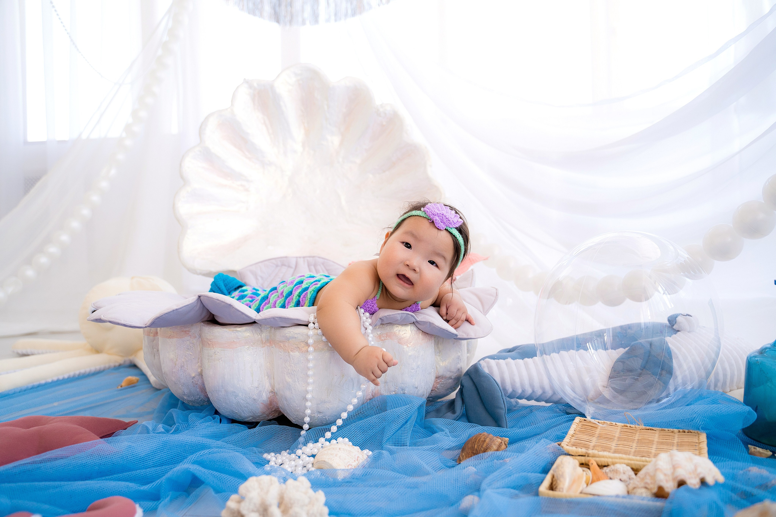 Русалочка. Фотостудия Малина в городе Улан-Удэ. Фотограф Ирина Жарникова