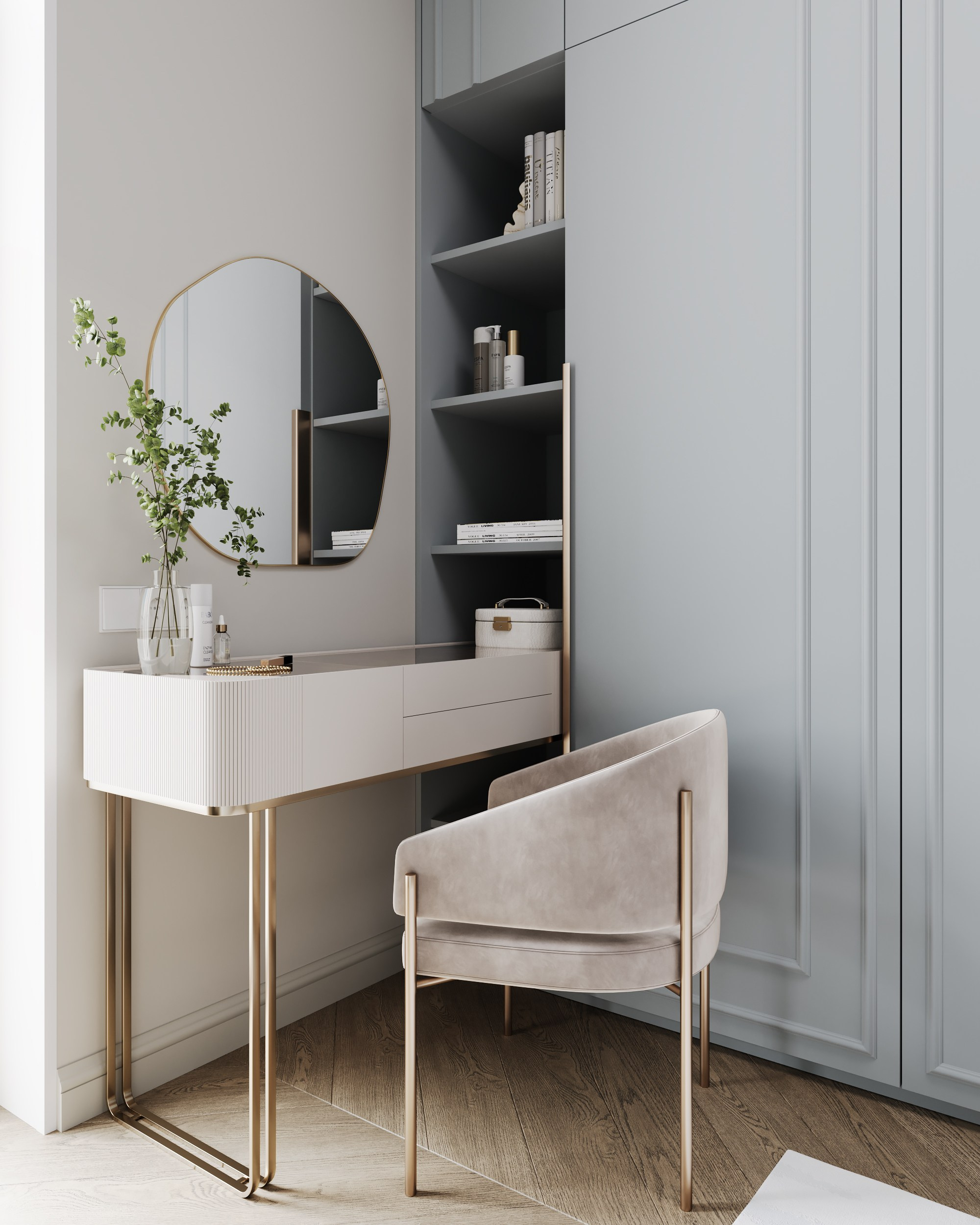 Color Classic. Дизайн интерьера | 3D визуализация | Миланская Марина