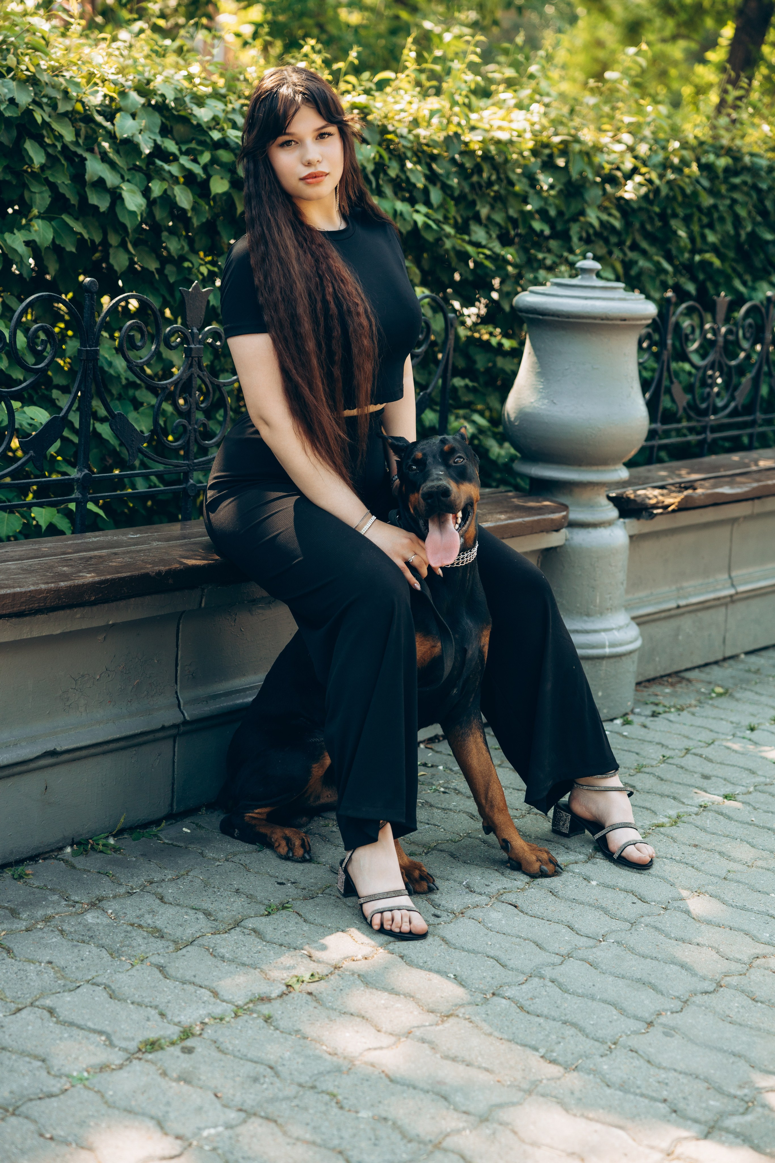 Фотосессия с доберманом. Свадебный, семейный фотограф в Иркутске Светлана Макаричева