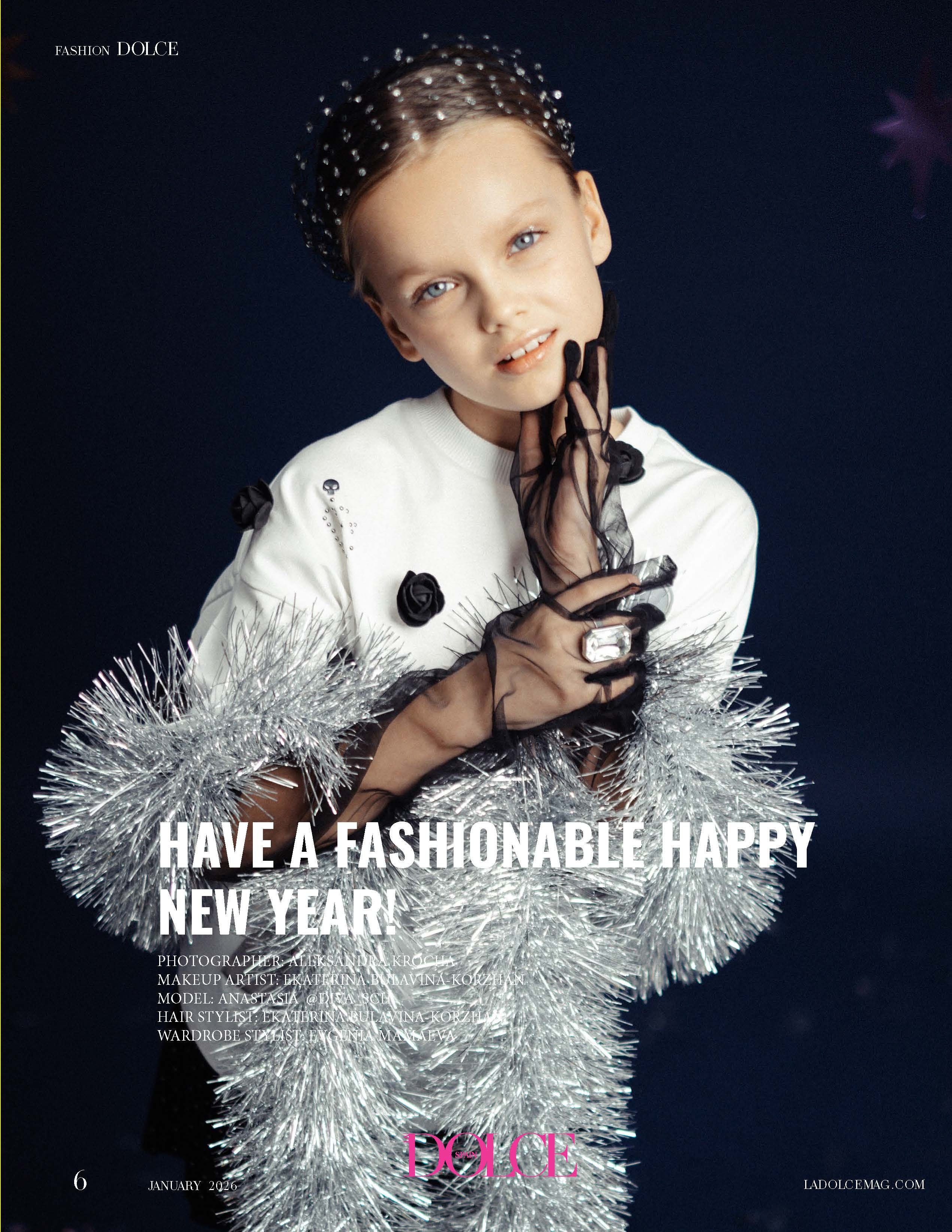 Обложка Dolce Winter Jan 26. Съёмки для брендов в Крыму / Стилист / Продюсер / Женя Мамай