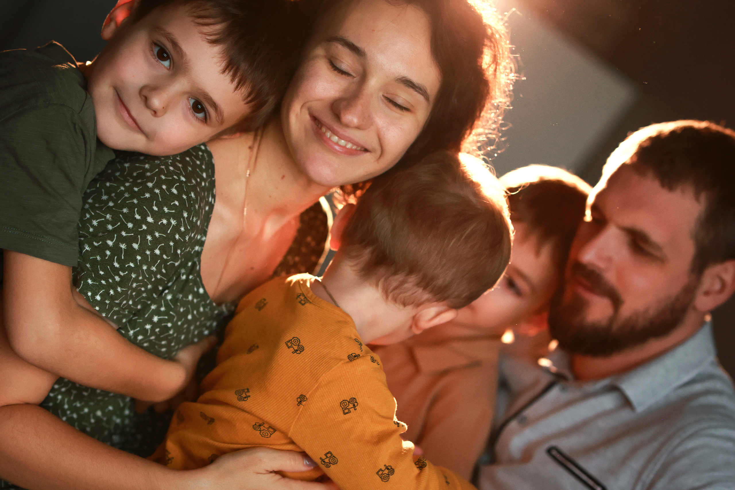 Алёна и Сергей. Детский и семейный фотограф Татьяна Рыбалко. Фотосессии у вас дома