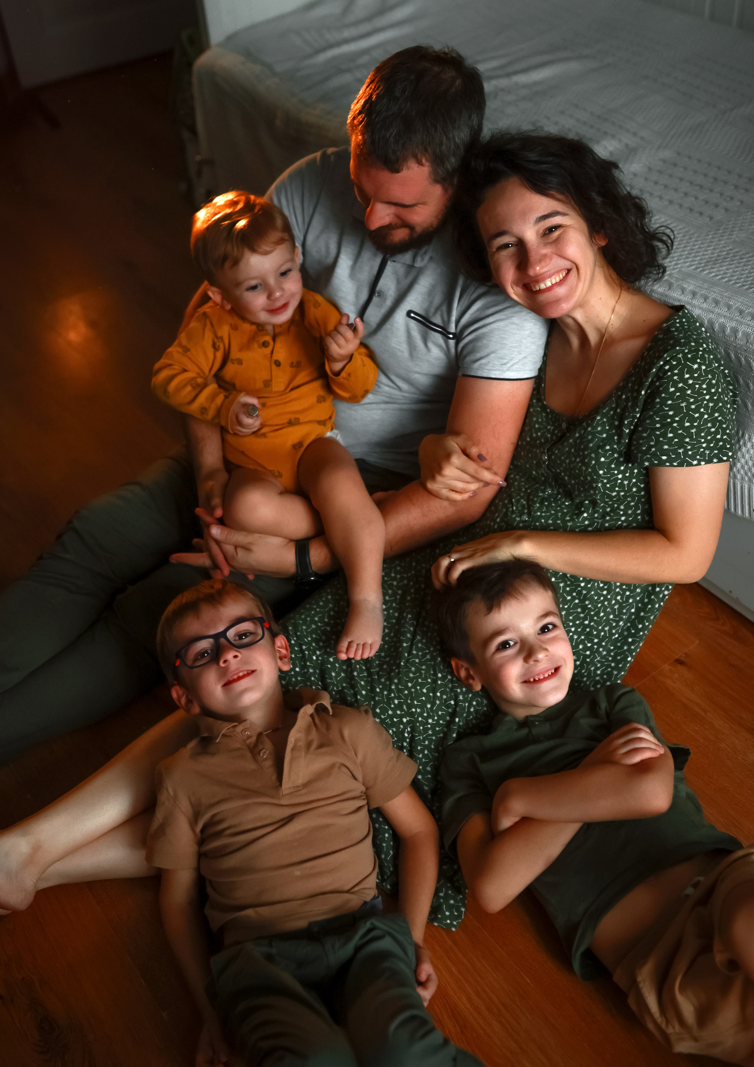 Алёна и Сергей. Детский и семейный фотограф Татьяна Рыбалко. Фотосессии у вас дома