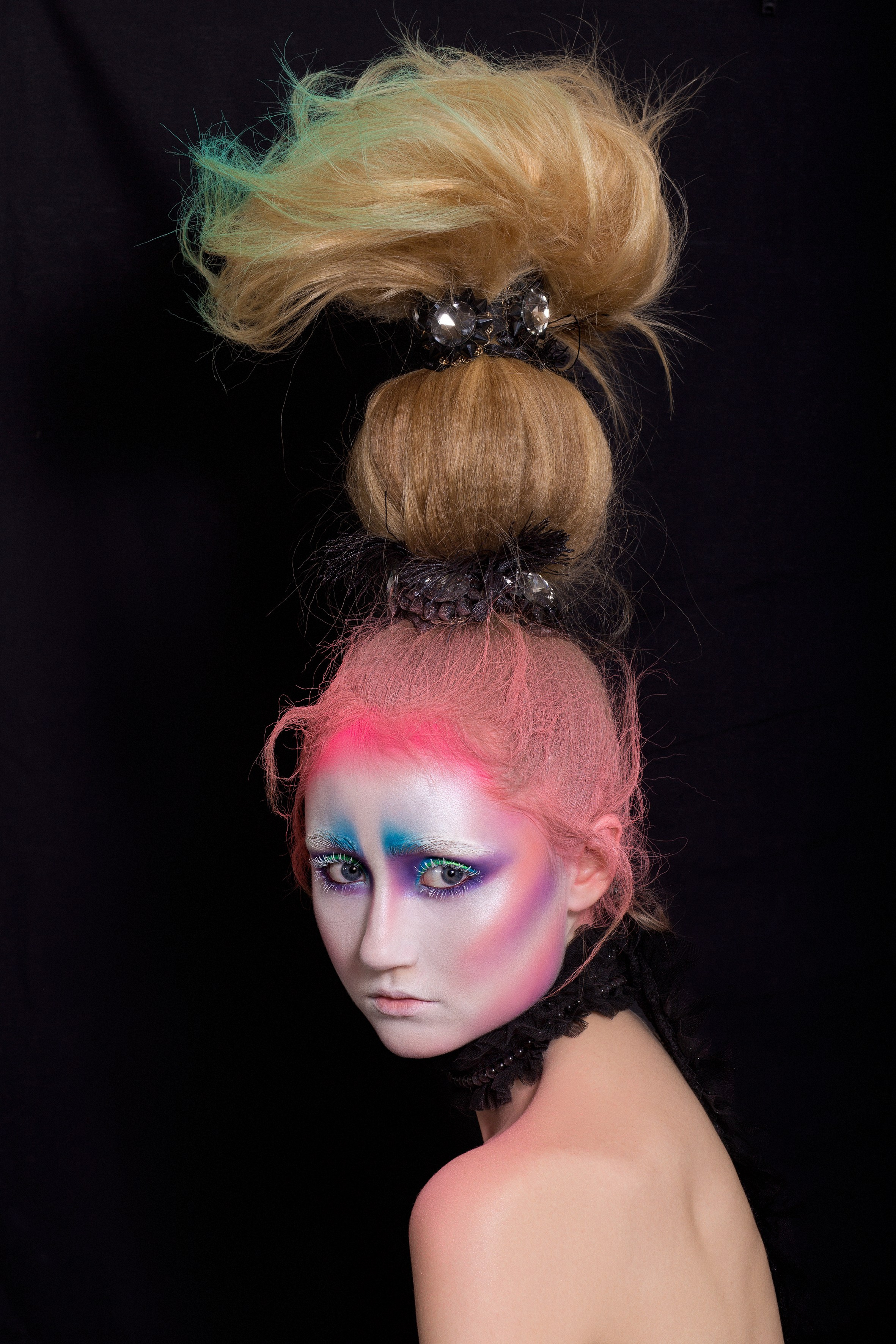 Съёмка для Чемпионата по визажу и парикмахерскому искусству, визажист Инна Воронцова. Татьяна Мирзоян