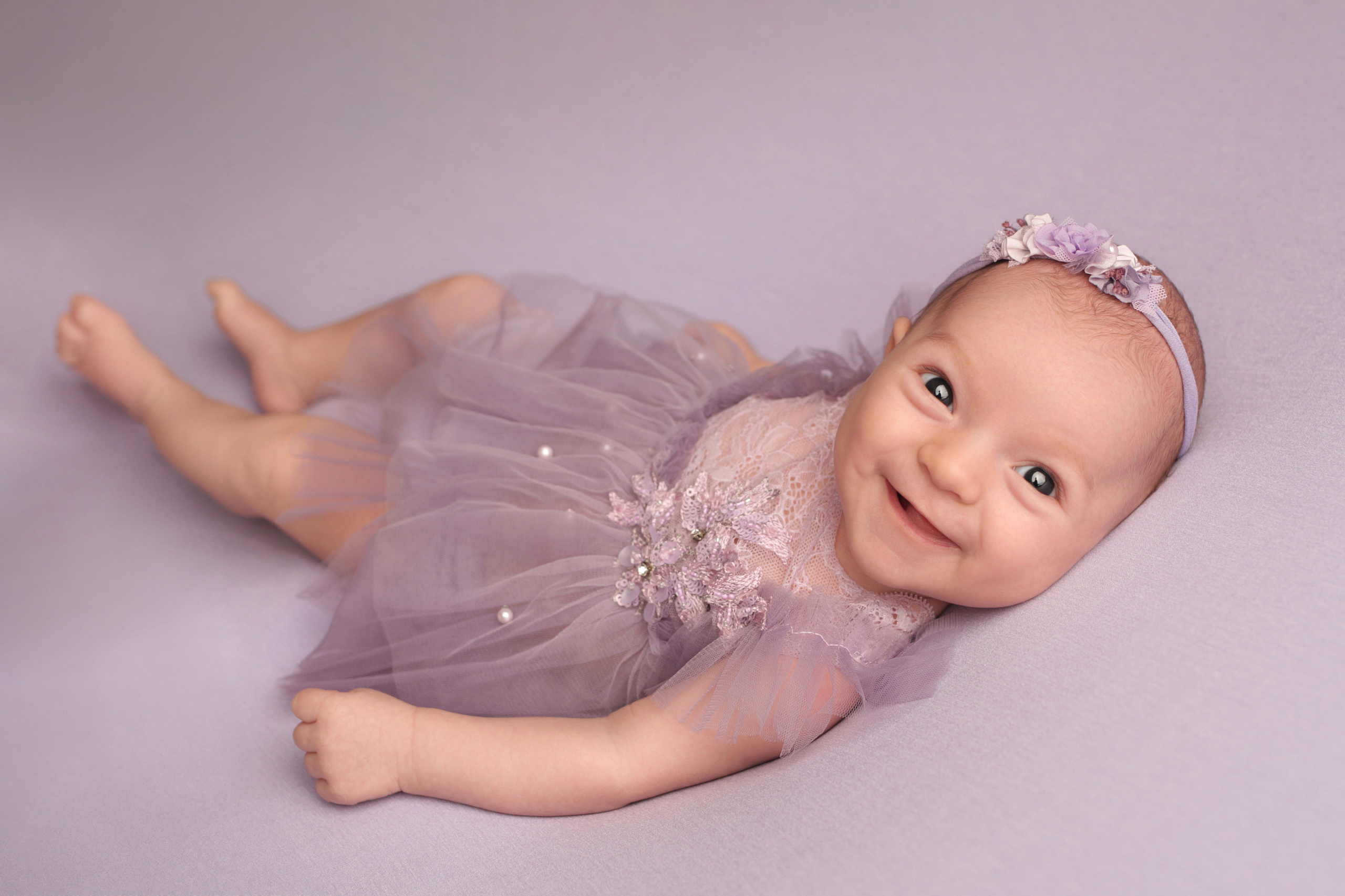 Ньюборн съемка Ксюшеньки 1,5 месяца. Детский фотограф новорожденных в Москве и Московской области Анна