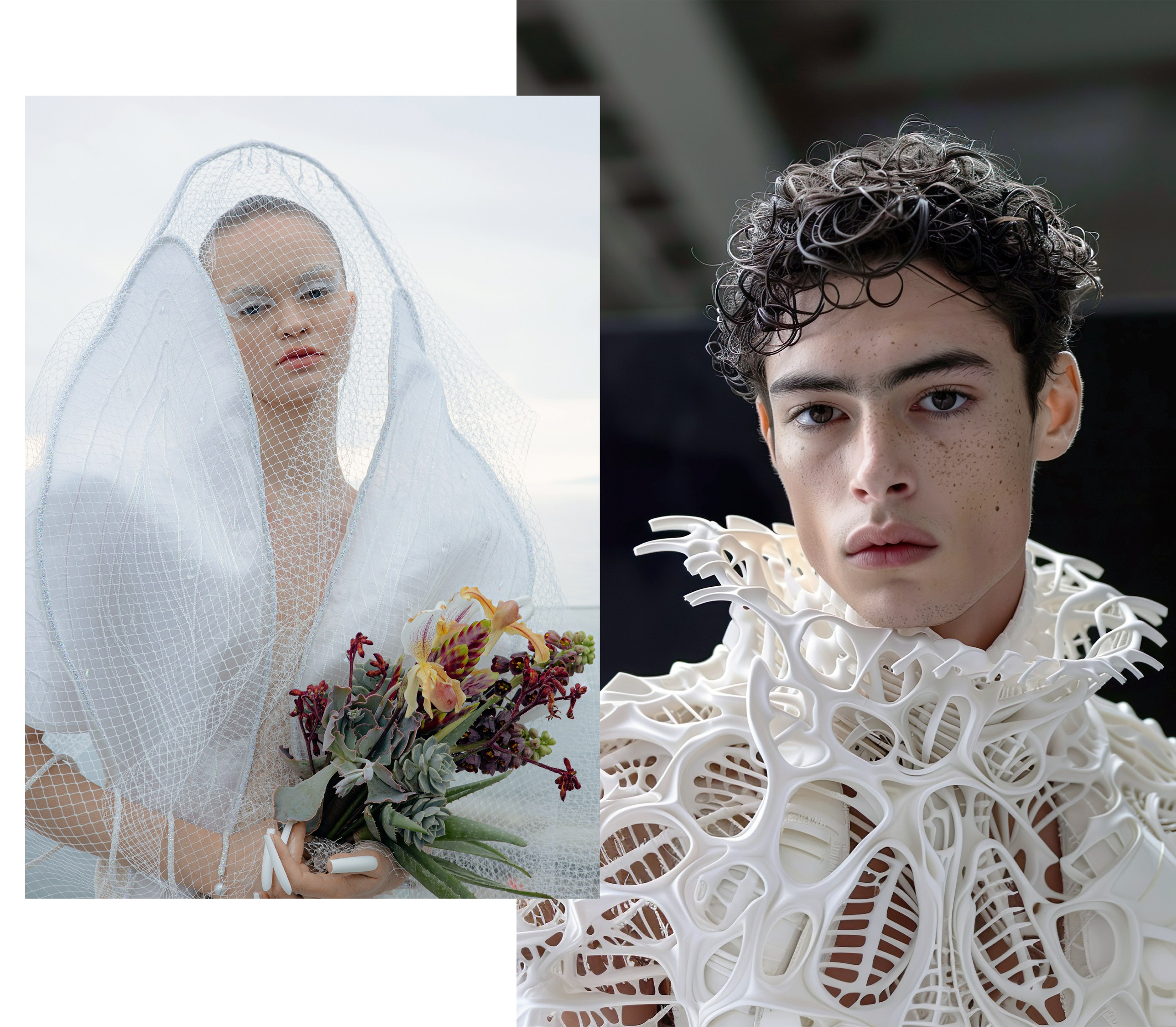 AI x Futurism. Fusion Wedding Photographer