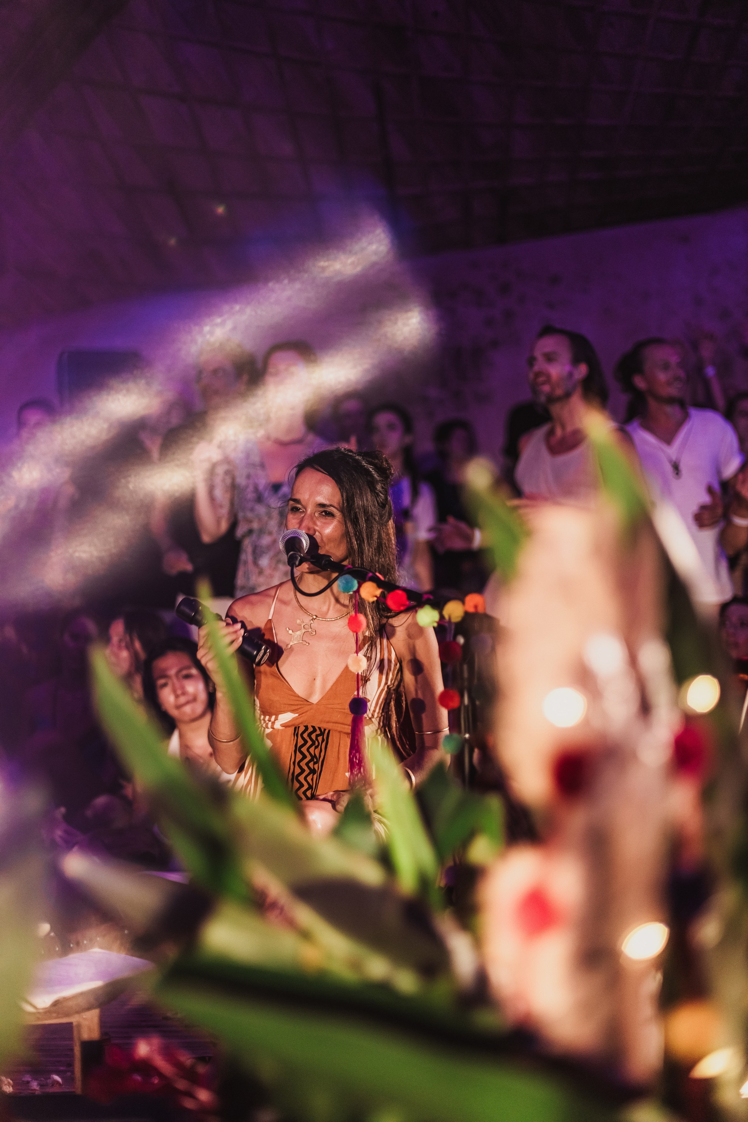 Hanuman Project kirtan at Alchemy april. Mariam Bagdasaryan