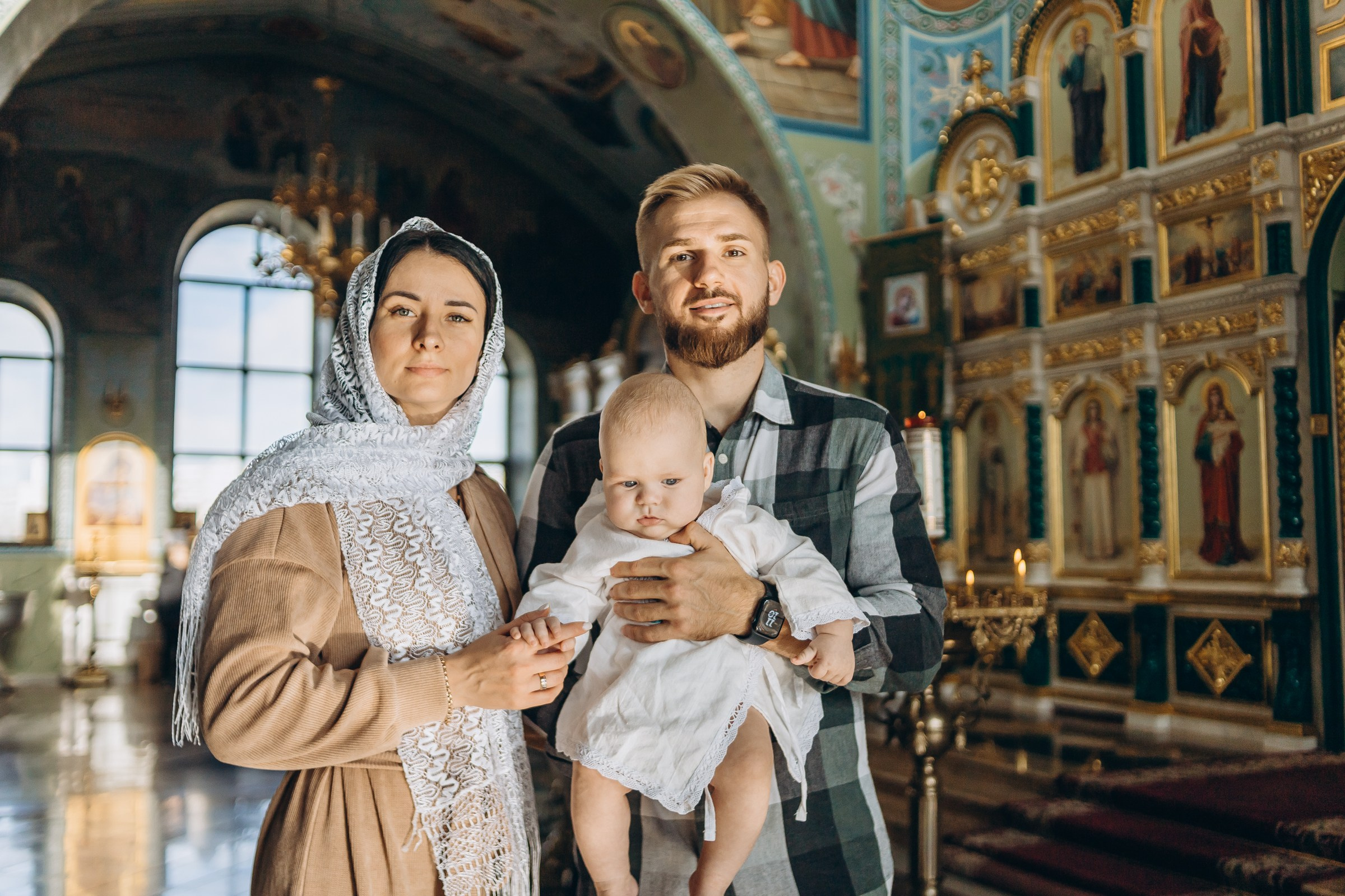 Крещение Матвея. Семейный фотограф в Волгодонске Краченцева Анна