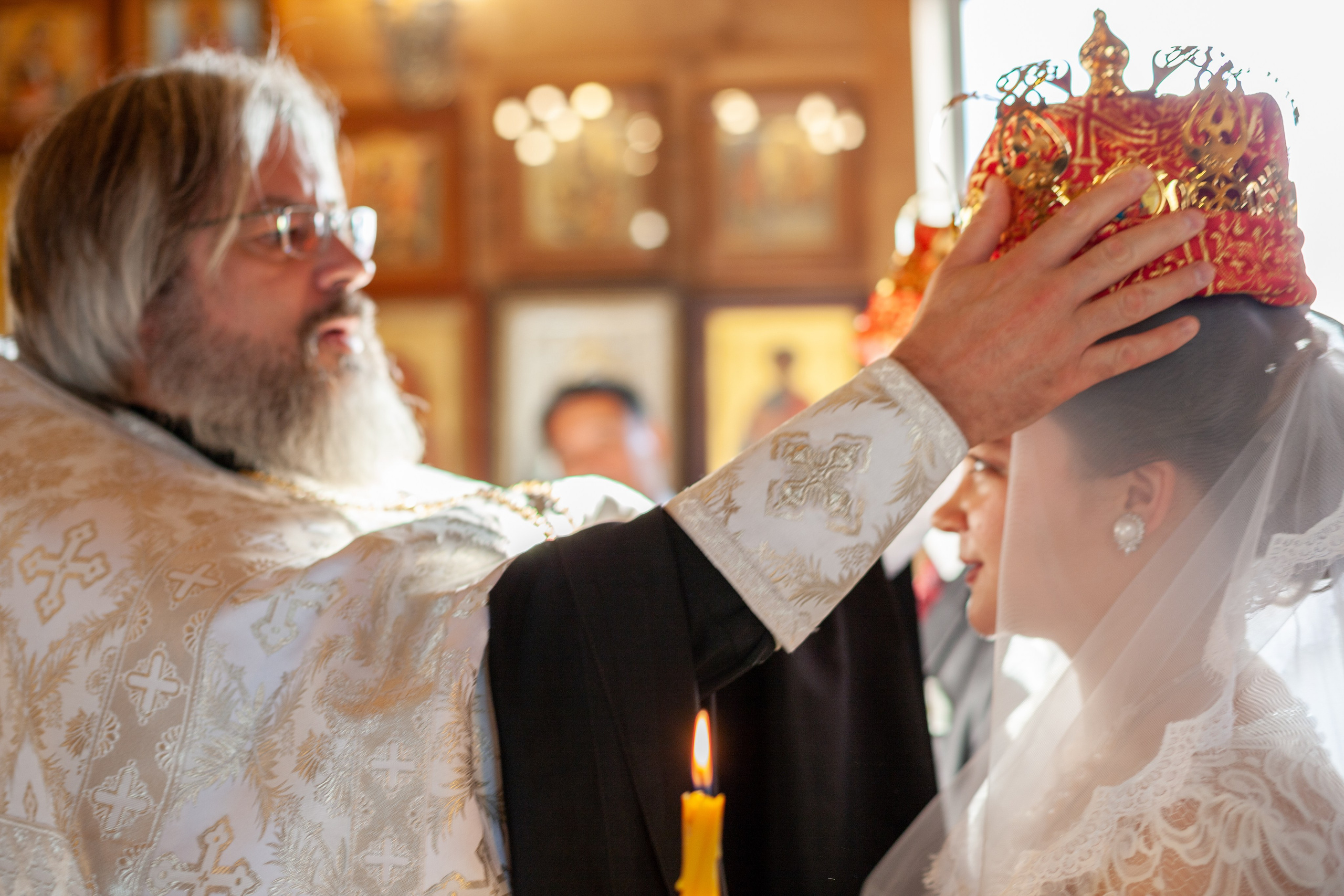 Венчание, стиль «Agfa CT Precisa 100». Фотограф на крещение/венчание