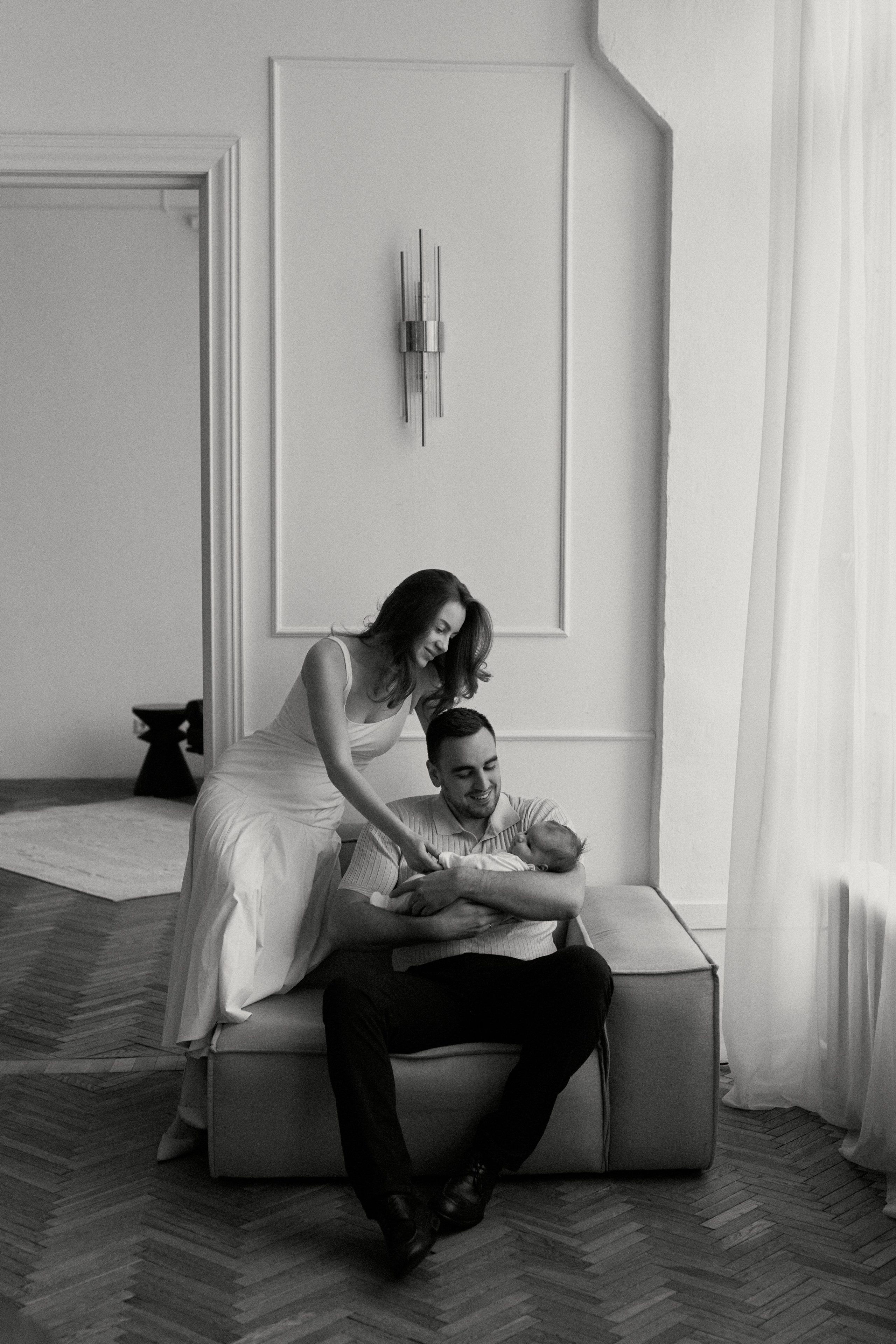 Олег + Настя + София. Семейный и детский фотограф Юлия Шох