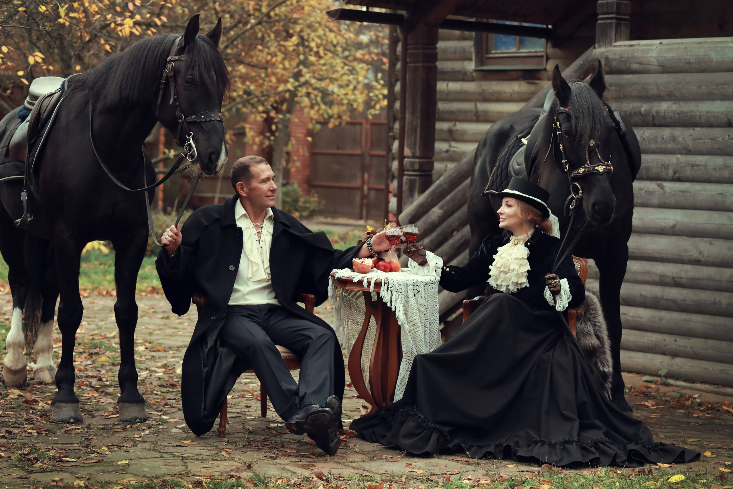 Семейная, love-story с лошадьми. Фотосессия с лошадьми